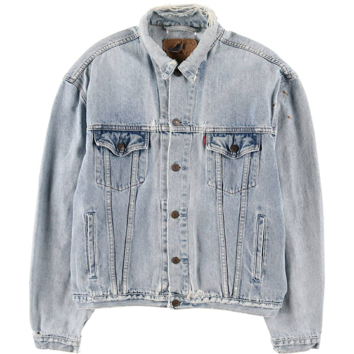 古着 80'S リーバイス Levi's 70503-0220 デニムジャケット Gジャン メンズXL相当 ヴィンテージ /eaa584023 【中古】 【250920】 【ss2601_10】