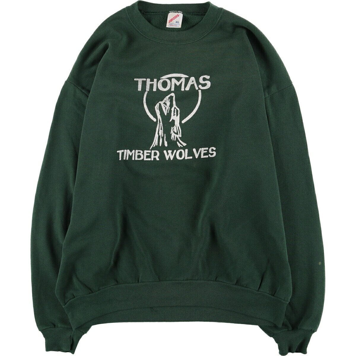 樂天商城 - 古着 80'S ジャージーズ Jerzees プリントスウェットシャツ トレーナー USA製 メンズXL相当 ヴィンテージ /eaa584131 【中古】 【251002】 【SS2603_10】