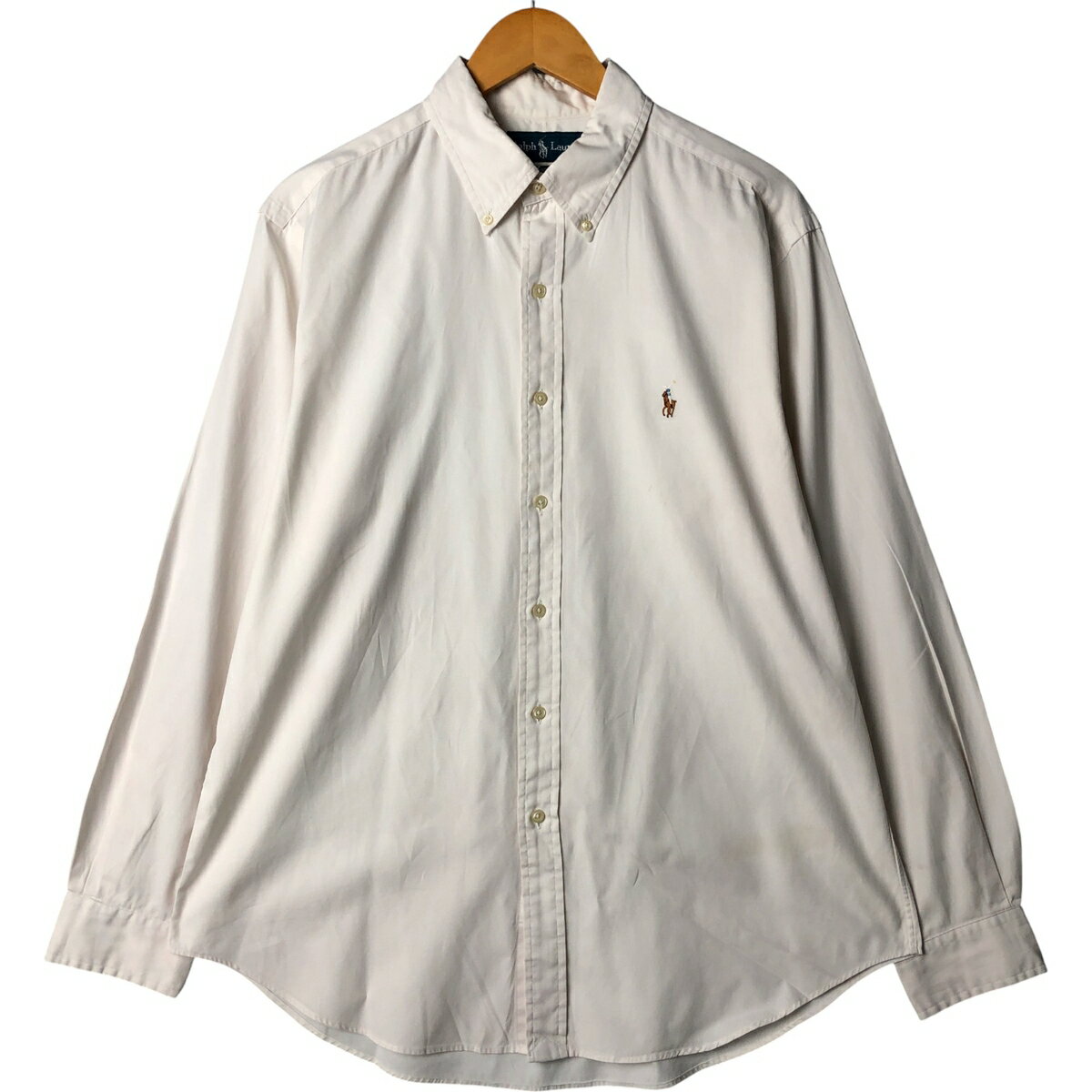 Rakuten - 古着 ラルフローレン Ralph Lauren CLASSIC FIT 長袖 ボタンダウンシャツ メンズL相当 /eaa584268 【中古】 【250921】 【ss2601_10】