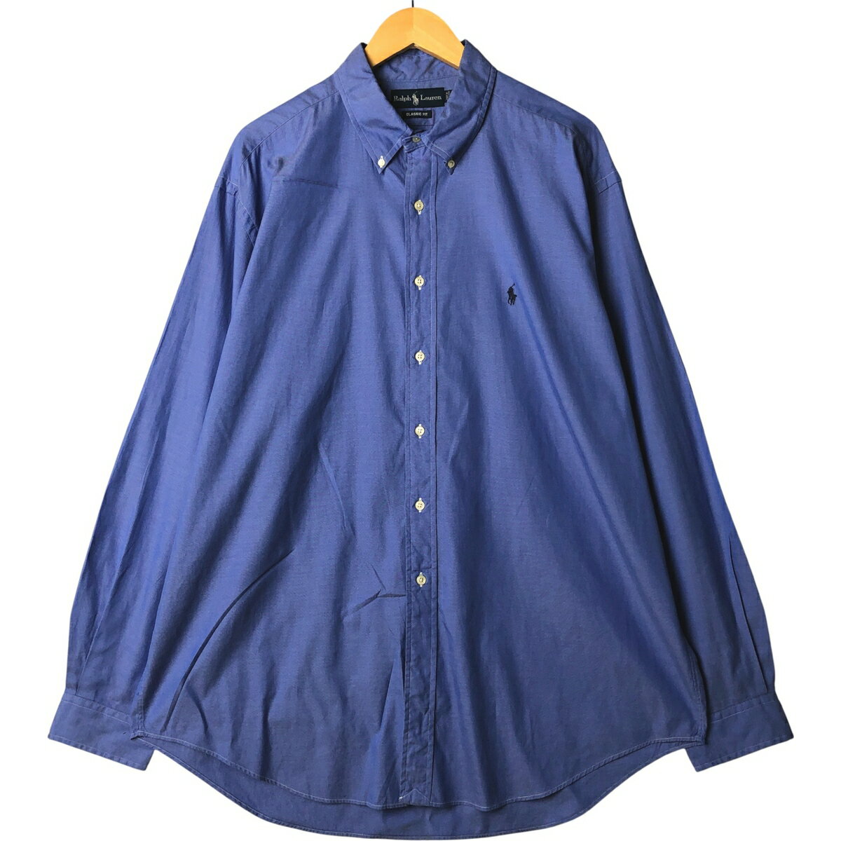 Rakuten - 古着 ラルフローレン Ralph Lauren CLASSIC FIT 長袖 ボタンダウンシャツ メンズXL相当 /eaa584280 【中古】 【250921】 【ss2601_10】