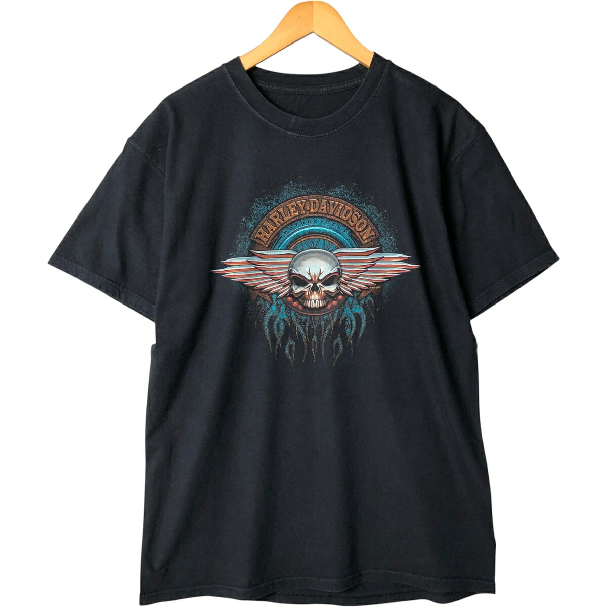 楽天市場】ハーレーダビッドソン（柄スカル）（Tシャツ・カットソー