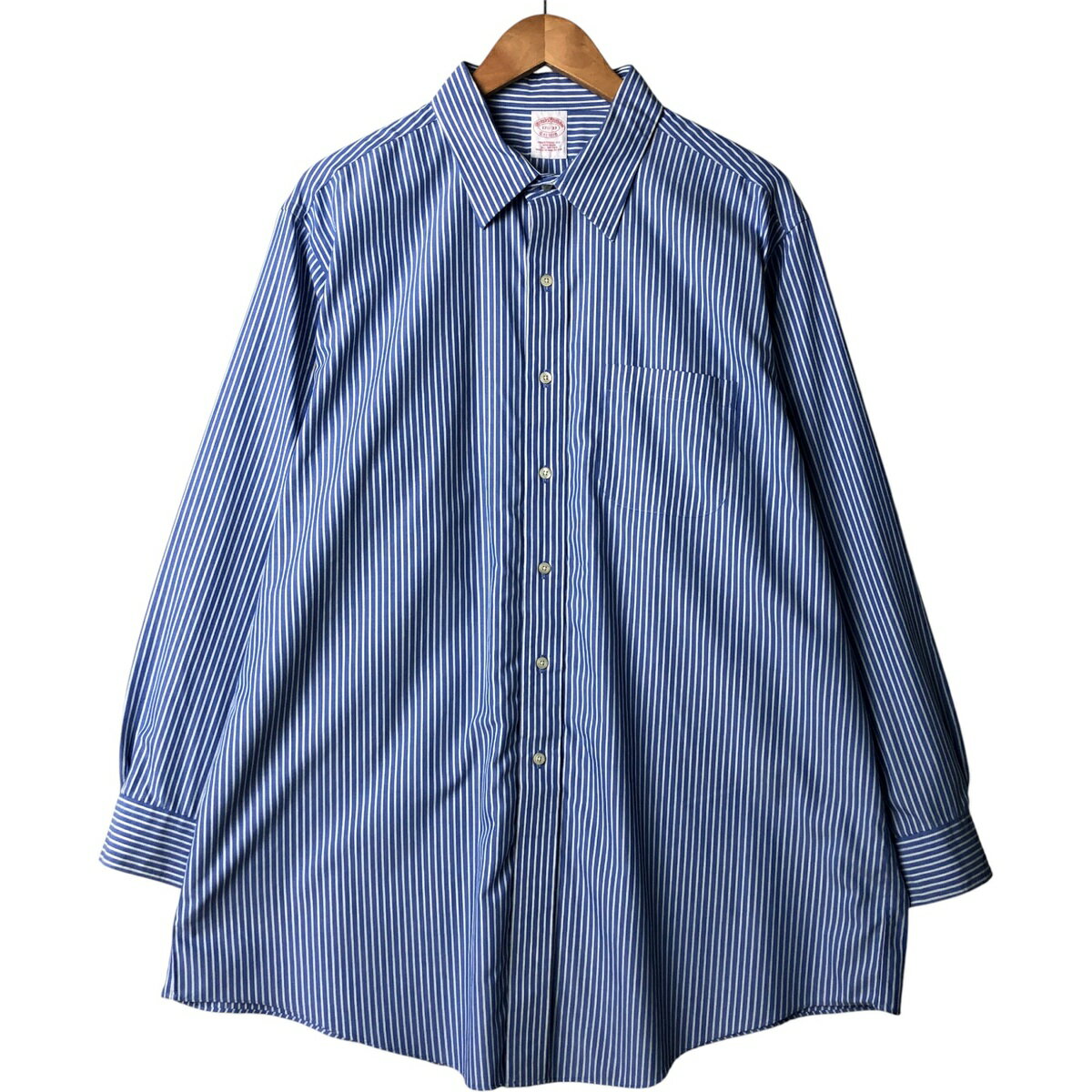 樂天商城 - 古着 ブルックスブラザーズ Brooks Brothers Est.1818 長袖 コットンストライプシャツ メンズXL相当 /eaa584693 【中古】 【250922】