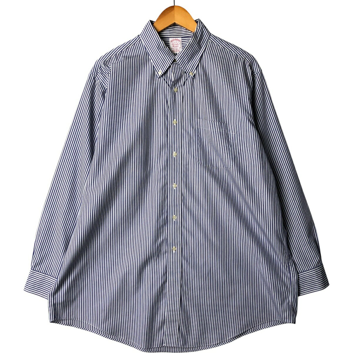 古着 ブルックスブラザーズ Brooks Brothers Est.1818 長袖 ボタンダウンストライプシャツ メンズXL相当 /eaa584694 【中古】 【250922】 【ss2601_10】