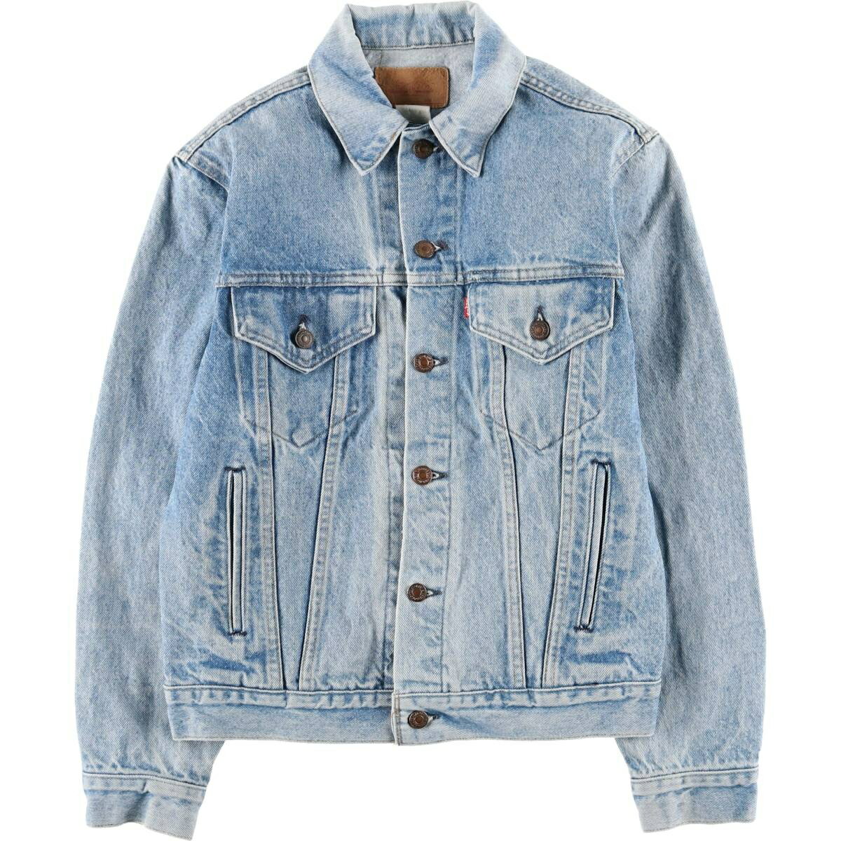 古着 90'S リーバイス Levi's デニムジャケット Gジャン USA製 メンズS相当 ヴィンテージ /eaa584759 【中古】 【250919】 【SS2603_10】 ブルー系 春秋冬