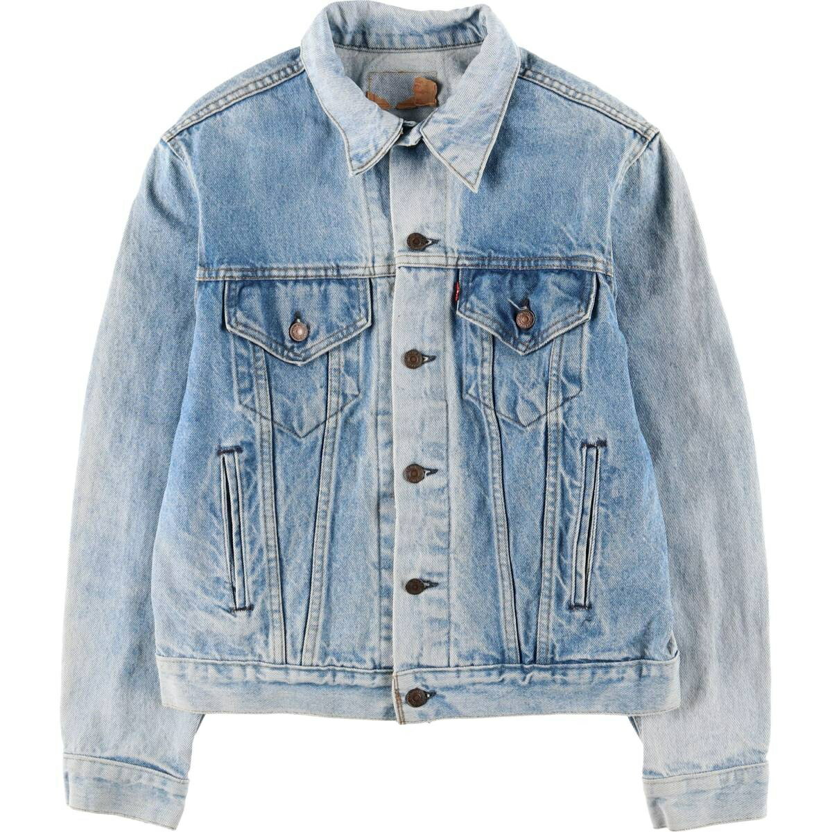 古着 90'S リーバイス Levi's デニムジャケット Gジャン USA製 メンズS相当 ヴィンテージ /eaa584762 【中古】 【250919】 【SS2603_10】 ブルー系 春秋冬