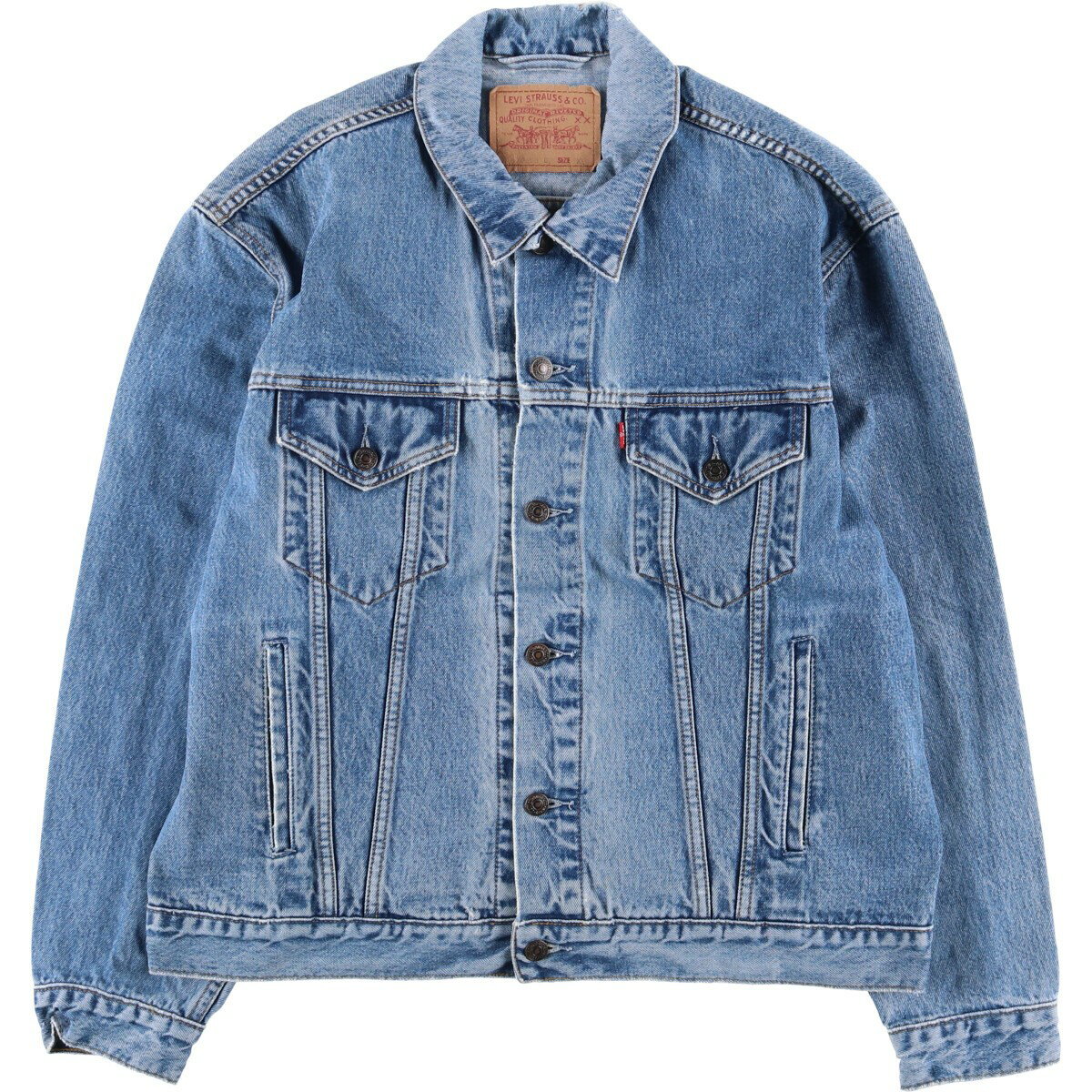 古着 90'S リーバイス Levi's 70503-0216 デニムジャケット Gジャン メンズXL相当 ヴィンテージ /eaa584766 【中古】 【250917】 【KL2510_第2弾_指定】 【SS2603_10】 ブルー系 春秋冬