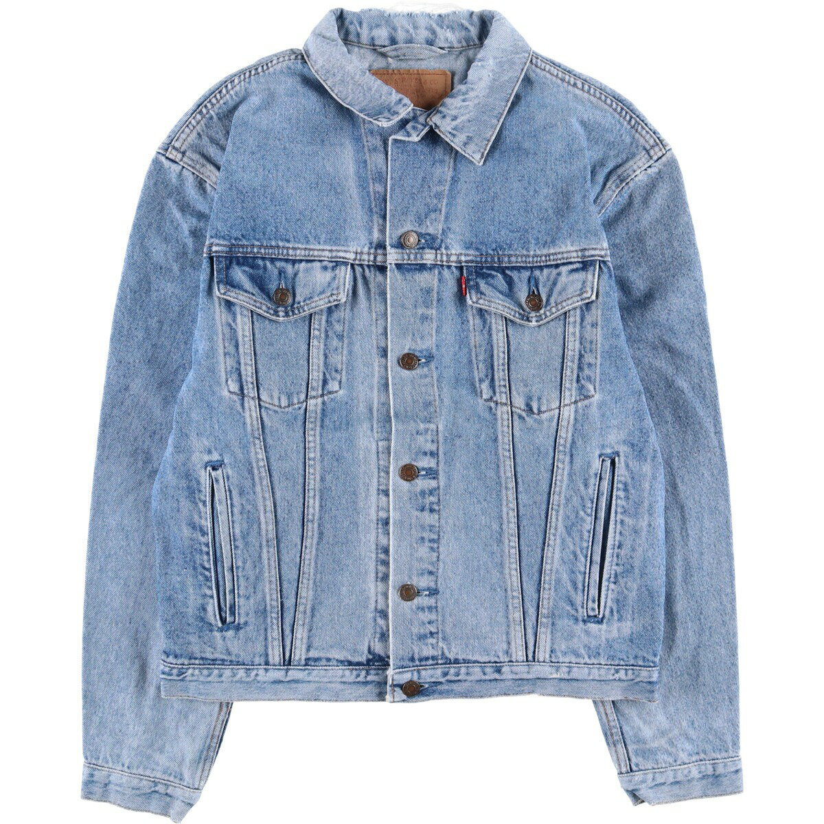 古着 リーバイス Levi's 70503-0214 ユーロモデル デニムジャケット Gジャン 英国製 メンズS相当 ヴィンテージ /eaa584768 【中古】 【250918】 【KL2510_第2弾_指定】 【SS2603_10】 ブルー系 春秋冬