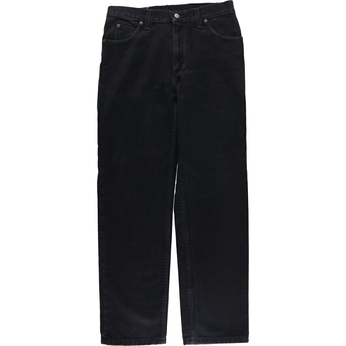 樂天商城 - 古着 リー Lee ブラックデニム ストレートデニムパンツ メンズw32相当 /eaa584850 【中古】 【251002】 【SS2603_10】 ブラック系 春夏秋冬