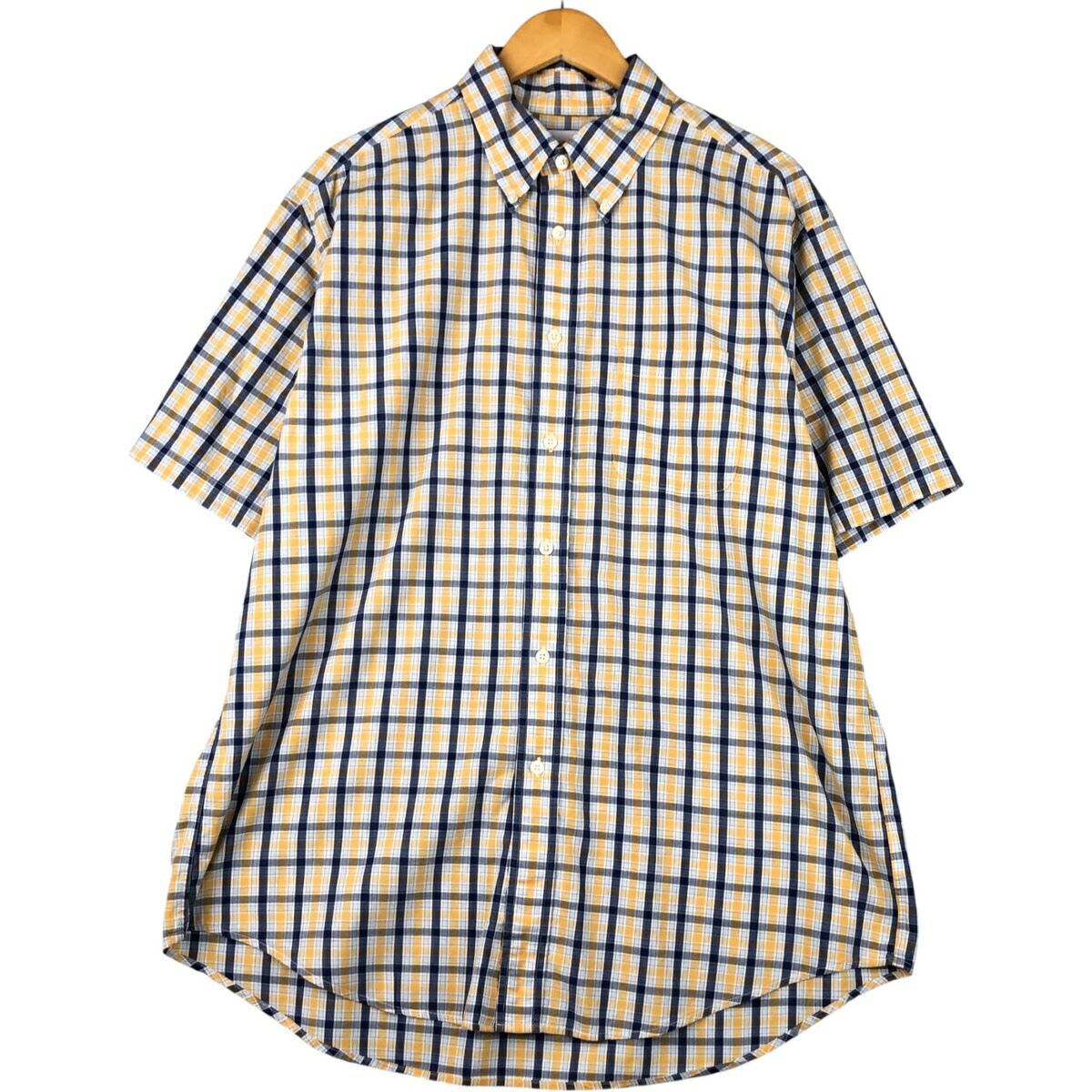 Rakuten - 古着 ブルックスブラザーズ Brooks Brothers 346 半袖 ボタンダウン チェックシャツ メンズL相当 /eaa584893 【中古】 【251017】 【SS2606_30