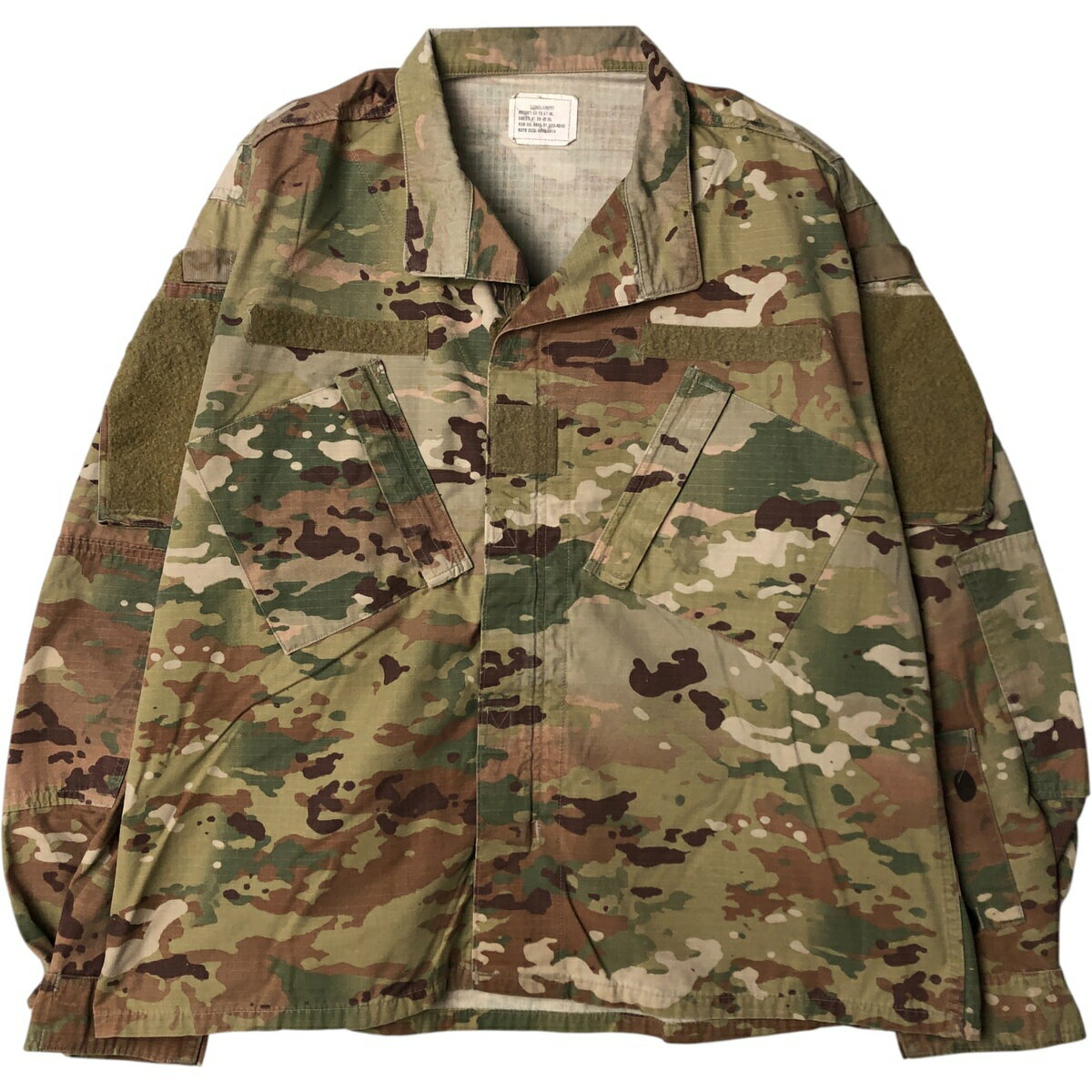 Rakuten - 古着 米軍実品 迷彩柄 マルチカムカモ リップストップ ミリタリー コンバットジャケット USA製 LARGE-SHORT メンズL相当 /eaa584908 【中古】 【250919】 【NH-2508】 【SS2603_10】