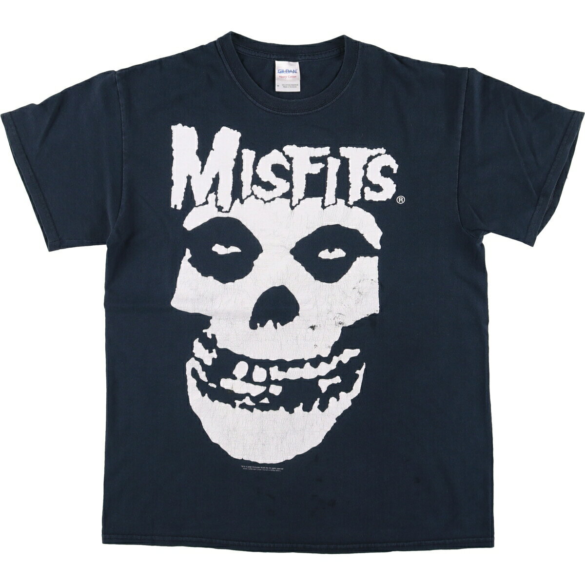 Scull - 古着 ギルダン GILDAN MISFITS ミスフィッツ ドクロ柄 スカル柄 バンドTシャツ バンT メンズM相当 /eaa585065 【中古】 【251001】