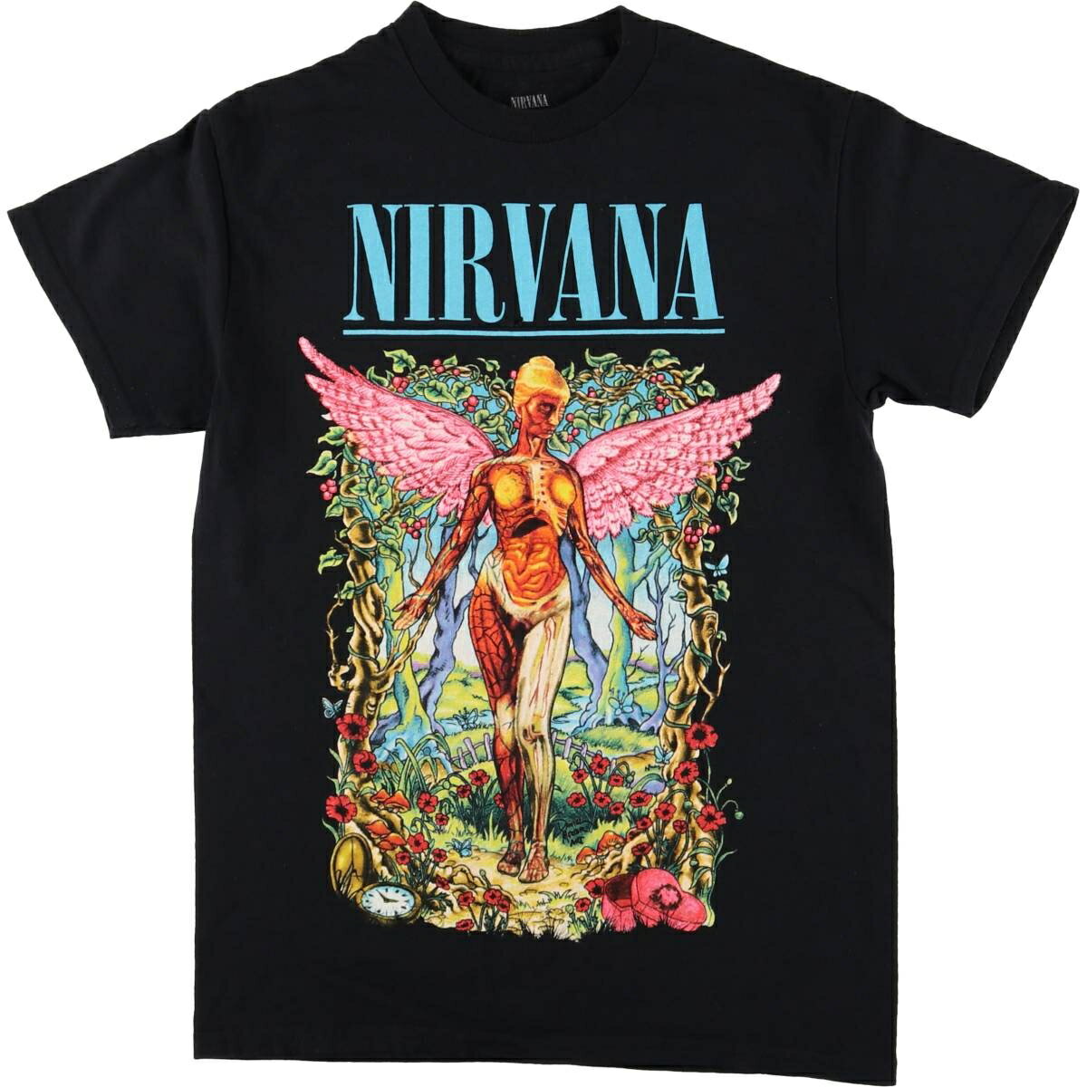 Rakuten - 古着 NIRVANA ニルヴァーナ バンドTシャツ バンT メンズS相当 /eaa585195 【中古】 【251005】 【Elulu/エルル】 【SS2606_30