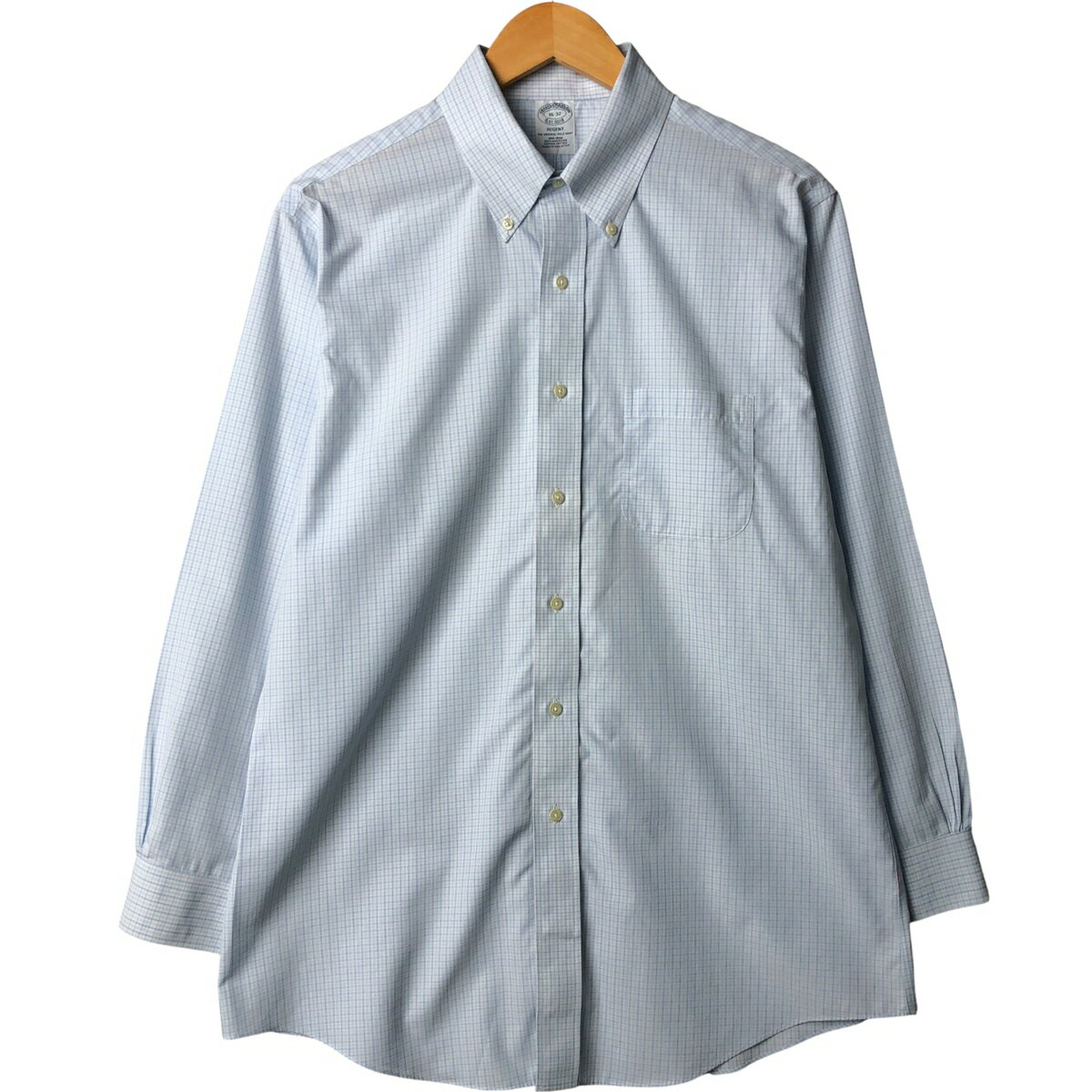 Rakuten - 古着 ブルックスブラザーズ Brooks Brothers Est.1818 長袖 ボタンダウンチェックシャツ メンズL相当 /eaa585216 【中古】 【250929】 【SS2606_30
