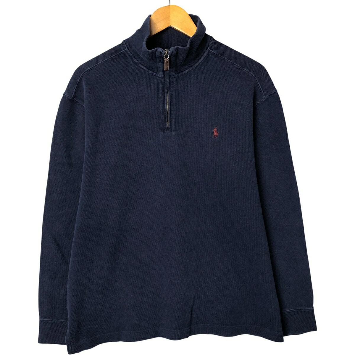 古着 ラルフローレン Ralph Lauren POLO by Ralph Lauren ハーフジップスウェットシャツ トレーナー メンズL相当 /eaa585317 【中古】 ..