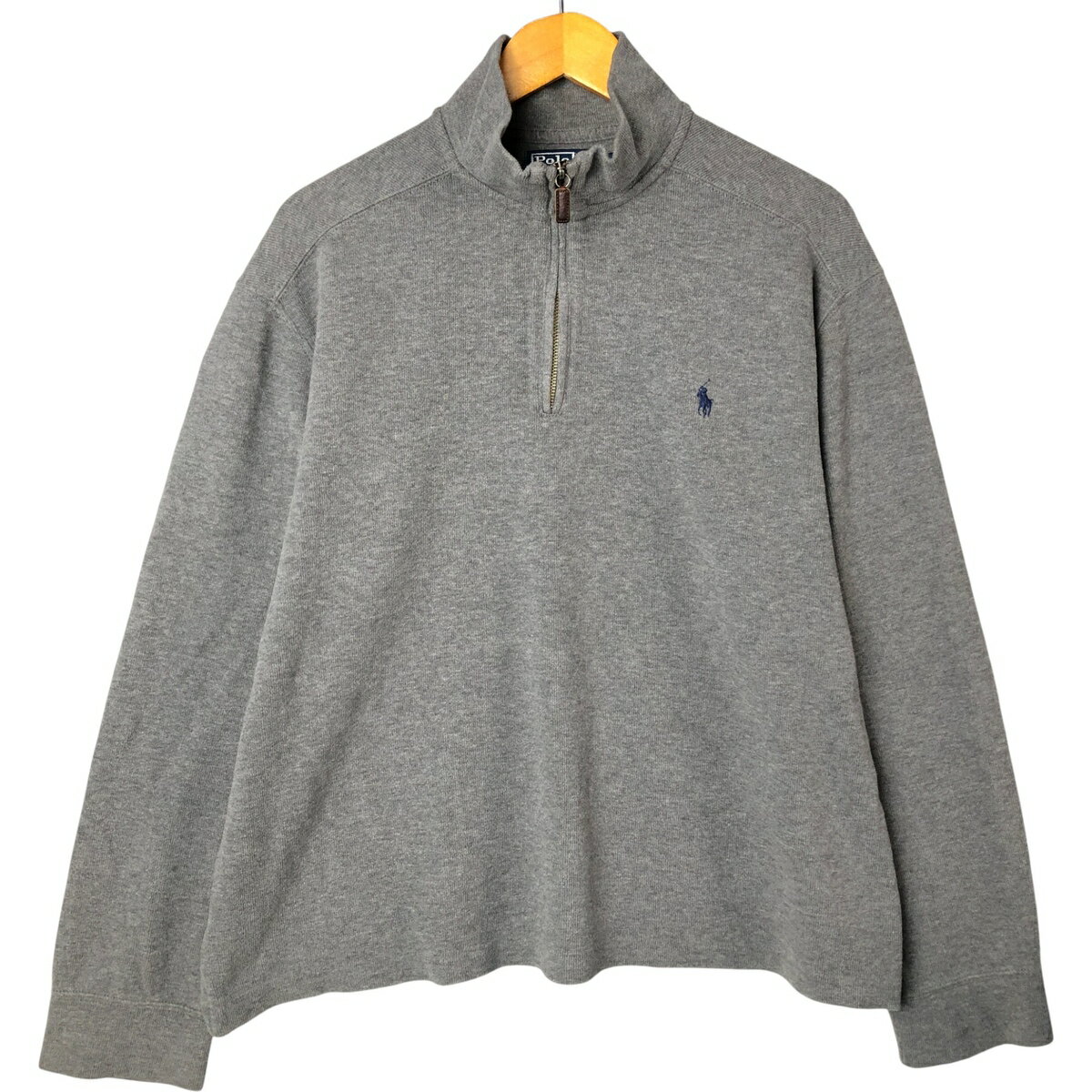 古着 ラルフローレン Ralph Lauren POLO by Ralph Lauren ハーフジップスウェットシャツ トレーナー メンズXL相当 /eaa585318 【中古】..