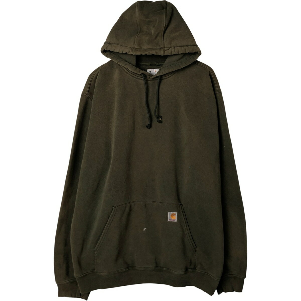 Rakuten - 古着 00'S カーハート Carhartt スウェットプルオーバーパーカー メンズXL相当 /eaa585371 【中古】 【251004】 【SS2603_10】 カーキ系 春夏秋冬