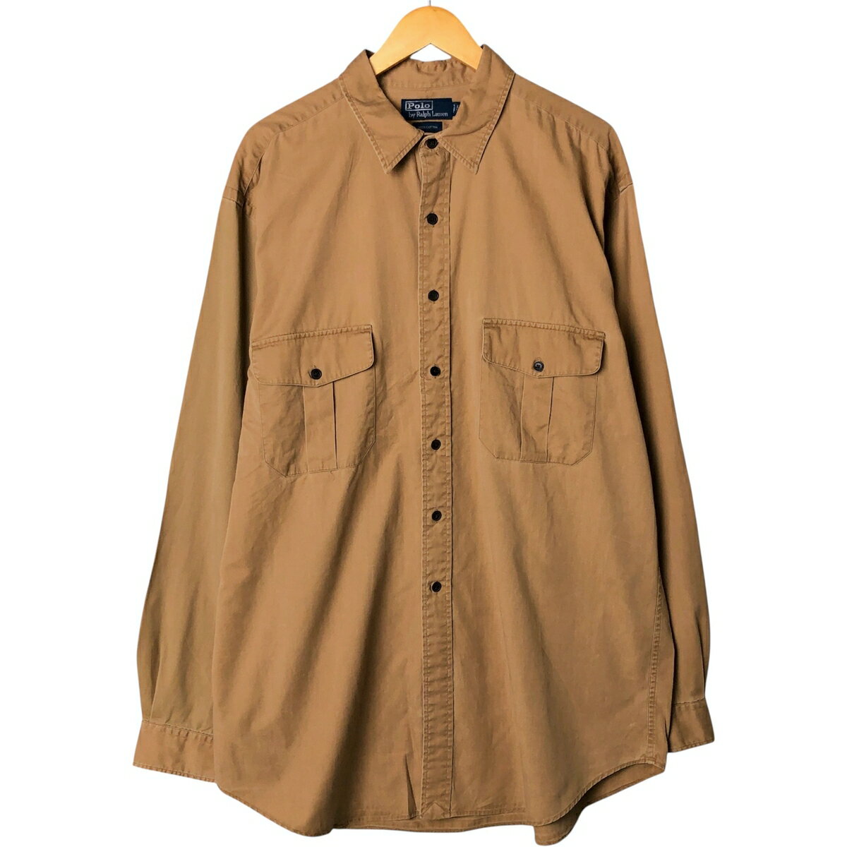 Rakuten - 古着 ラルフローレン Ralph Lauren POLO by Ralph Lauren 長袖 コットンシャツ メンズXL相当 /eaa585410 【中古】 【250929】 【ss2601_10】