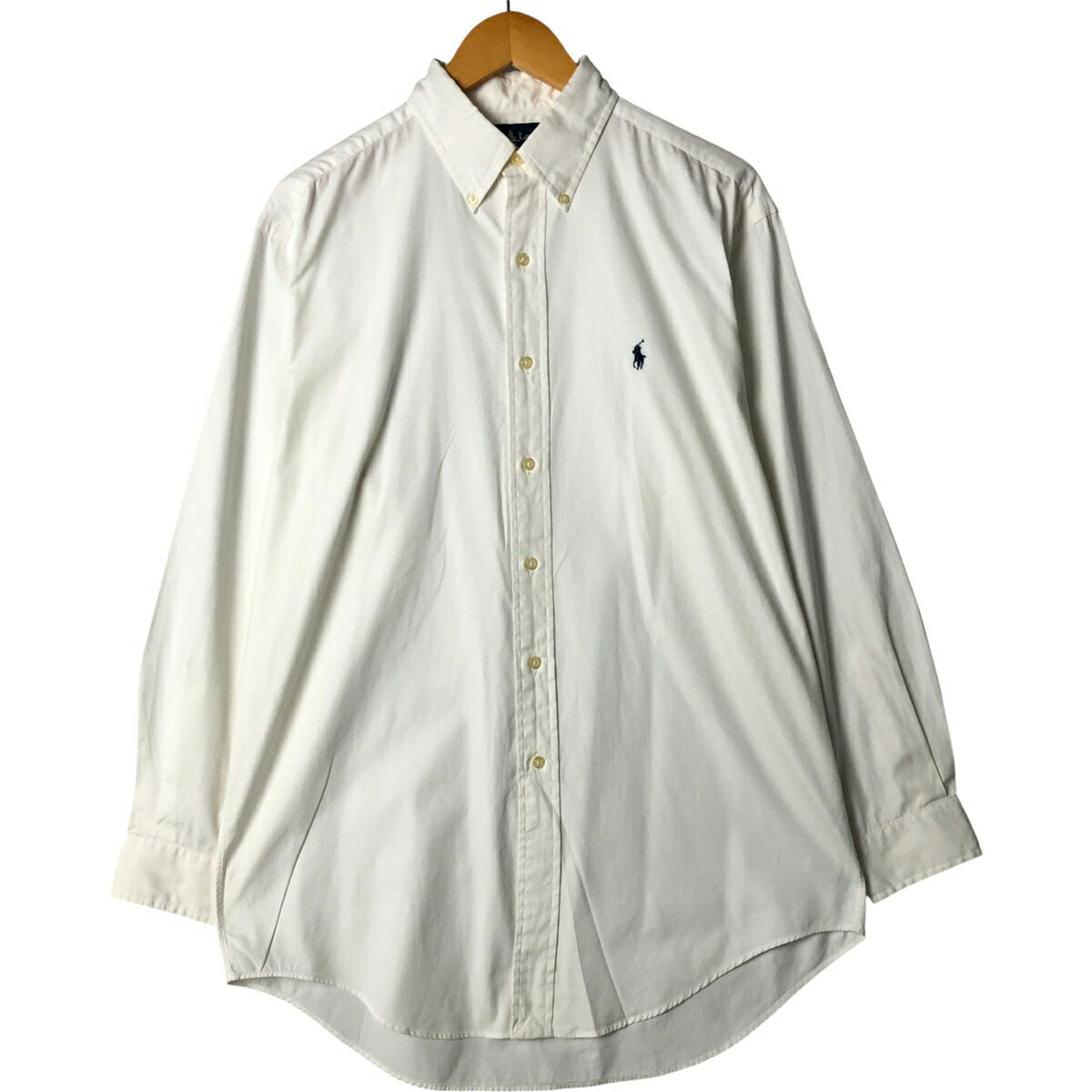 Rakuten - 古着 ラルフローレン Ralph Lauren YARMOUTH 長袖 ボタンダウンシャツ メンズM相当 /eaa585481 【中古】 【251006】