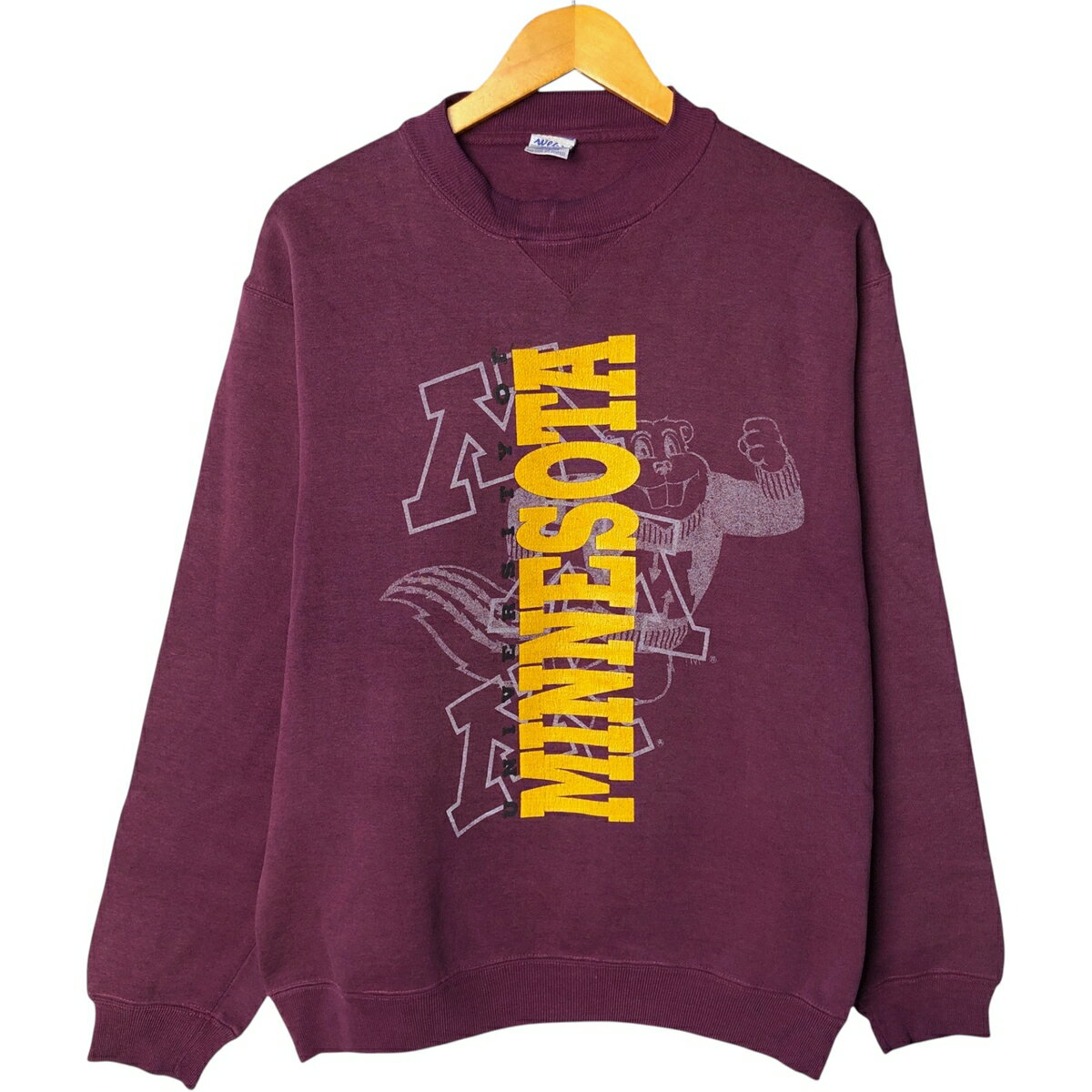 樂天商城 - 古着 90'S ULTIMATE SPORTS wear MINNESOTA ミネソタ大学 カレッジ キャラクタースウェットシャツ トレーナー メンズL相当 ヴィンテージ /eaa585532 【中古】 【251002】 【SS2603_10】