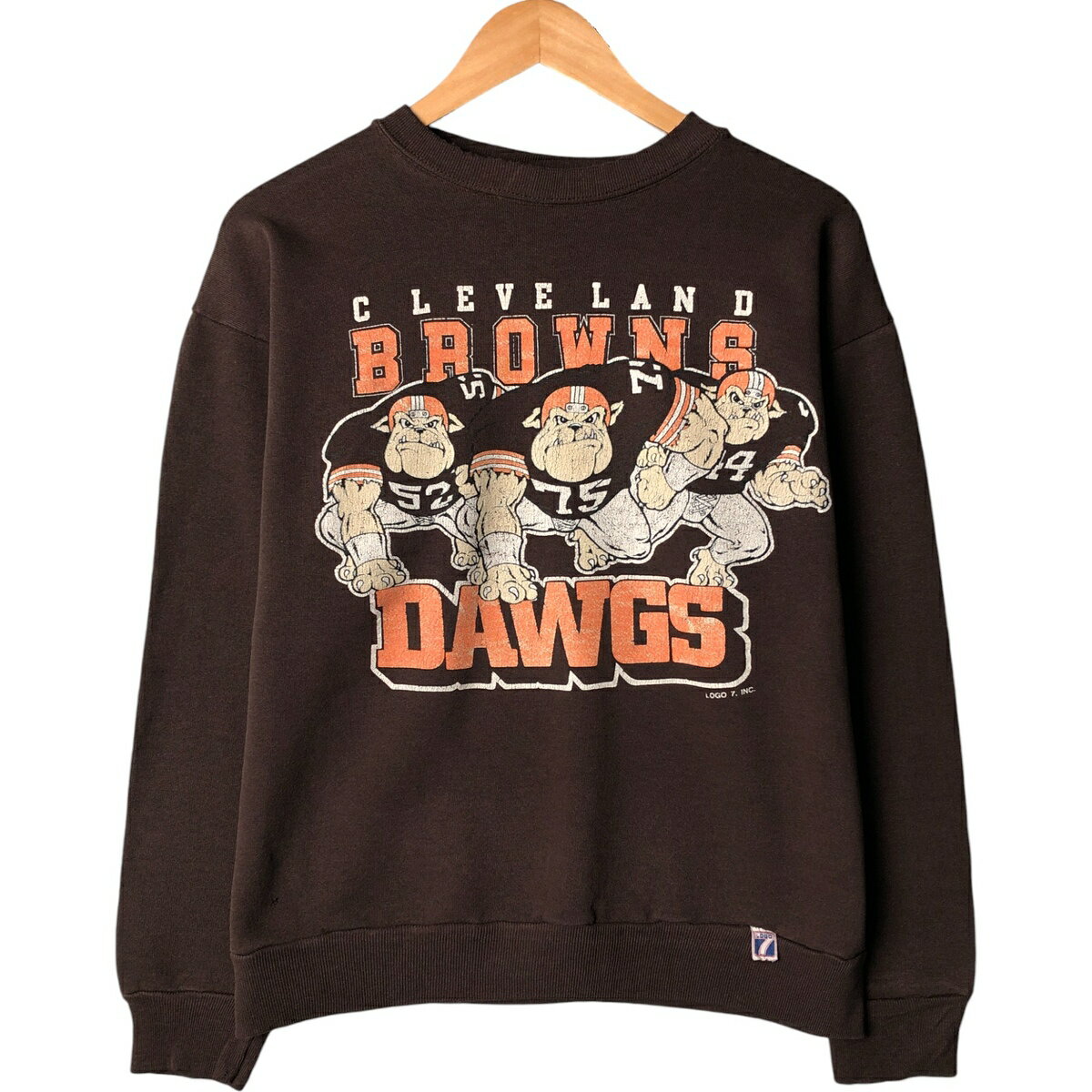 古着 NFL CLEVELAND BROWNS クリーブランドブラウンズ カレッジスウェットシャツ トレーナー メンズL相当 /eaa585534 【中古】 【250926】 【SS2603_10】