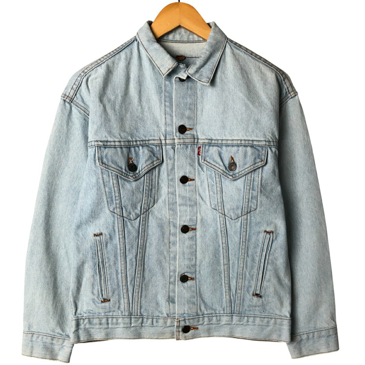 古着 リーバイス Levi's デニムジャケット Gジャン USA製 メンズM相当 ヴィンテージ /eaa585625 【中古】 【250929】