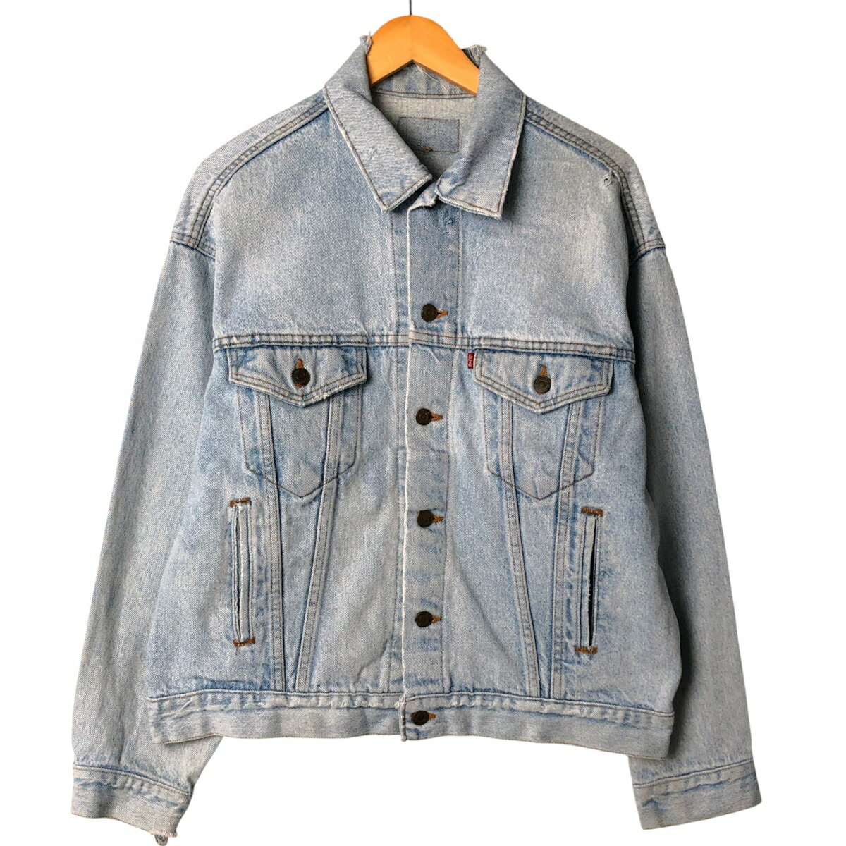 古着 リーバイス Levi's デニムジャケット Gジャン メンズL相当 ヴィンテージ /eaa585626 【中古】 【250929】 【SS2603_10】 ブルー系 春秋冬