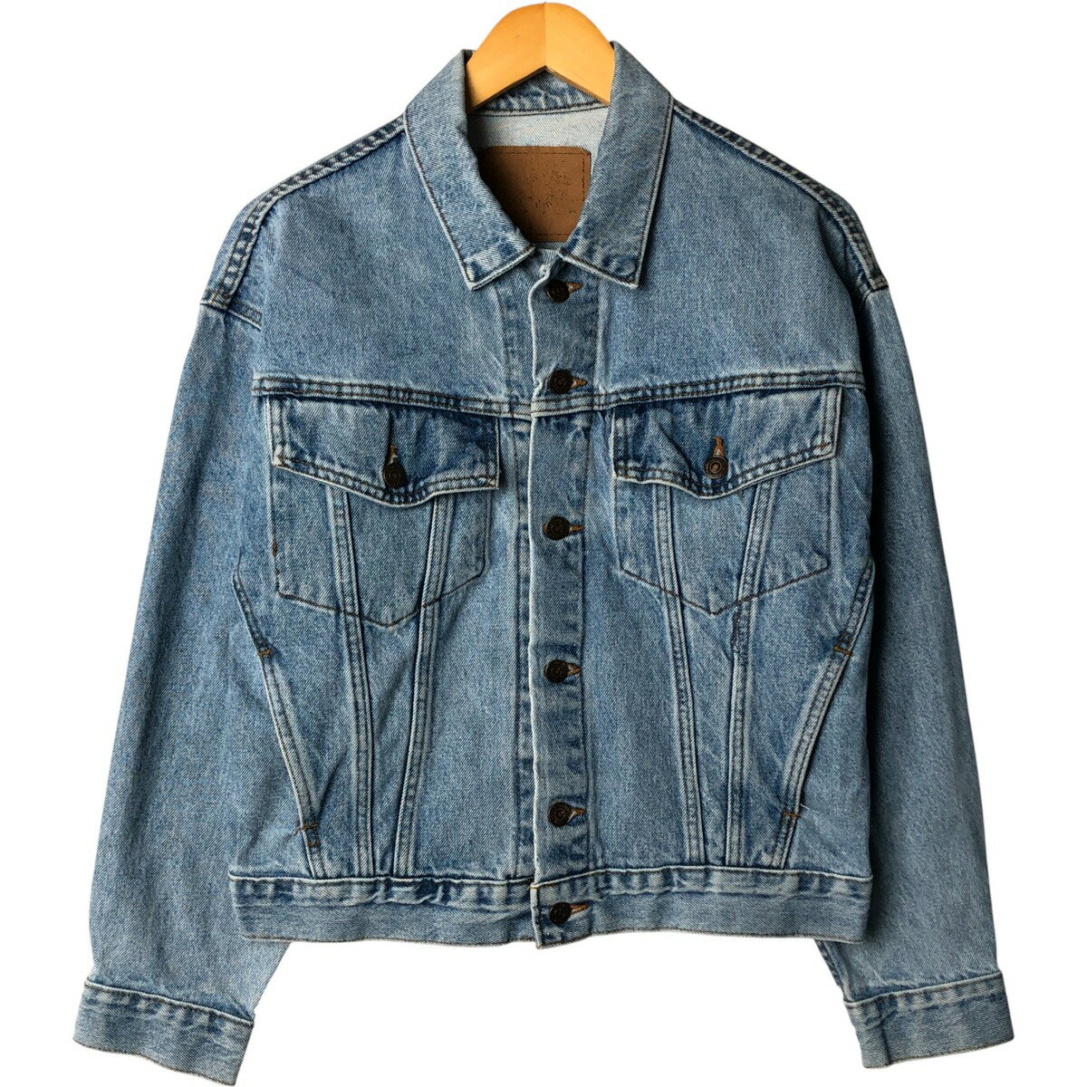 古着 90'S リーバイス Levi's 57598-0790 デニムジャケット Gジャン USA製 メンズL相当 ヴィンテージ /eaa585629 【中古】 【250929】 【SS2603_10】 ブルー系 春秋冬