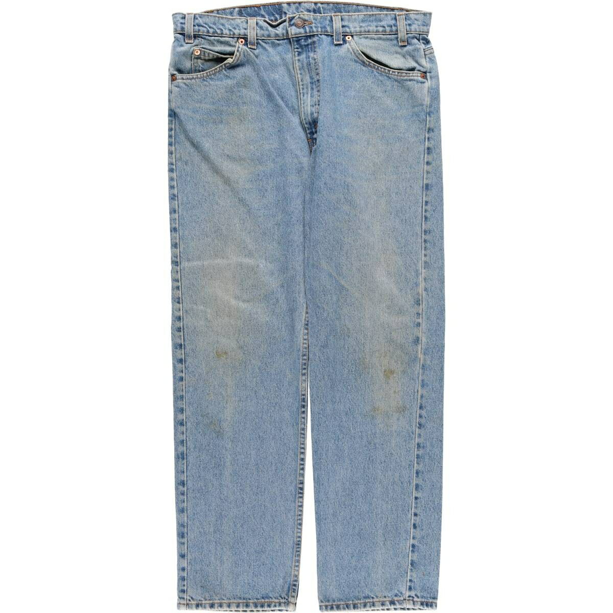 古着 90'S リーバイス Levi's 505 REGULAR FIT STRAIGHT LEG オレンジタブ テーパードデニムパンツ USA製 メンズw36相当 ヴィンテージ /eaa585643 【中古】 【250928】 【ss2601_10】 ブルー系 春夏秋冬