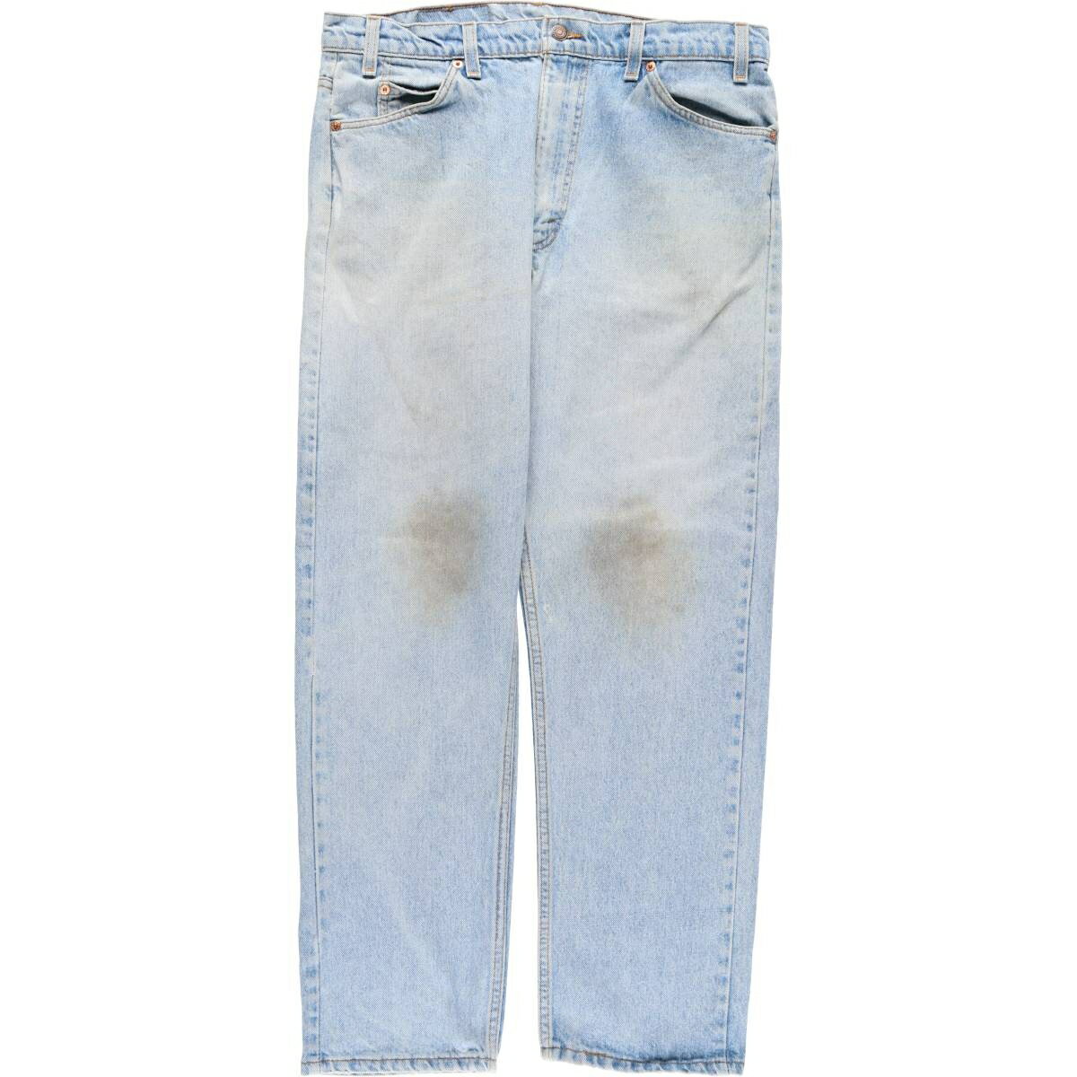 古着 90'S リーバイス Levi's 505 REGULAR FIT STRAIGHT LEG オレンジタブ テーパードデニムパンツ USA製 メンズw36相当 ヴィンテージ /eaa585644 【中古】 【250928】 【ss2601_10】 ブルー系 春夏秋冬