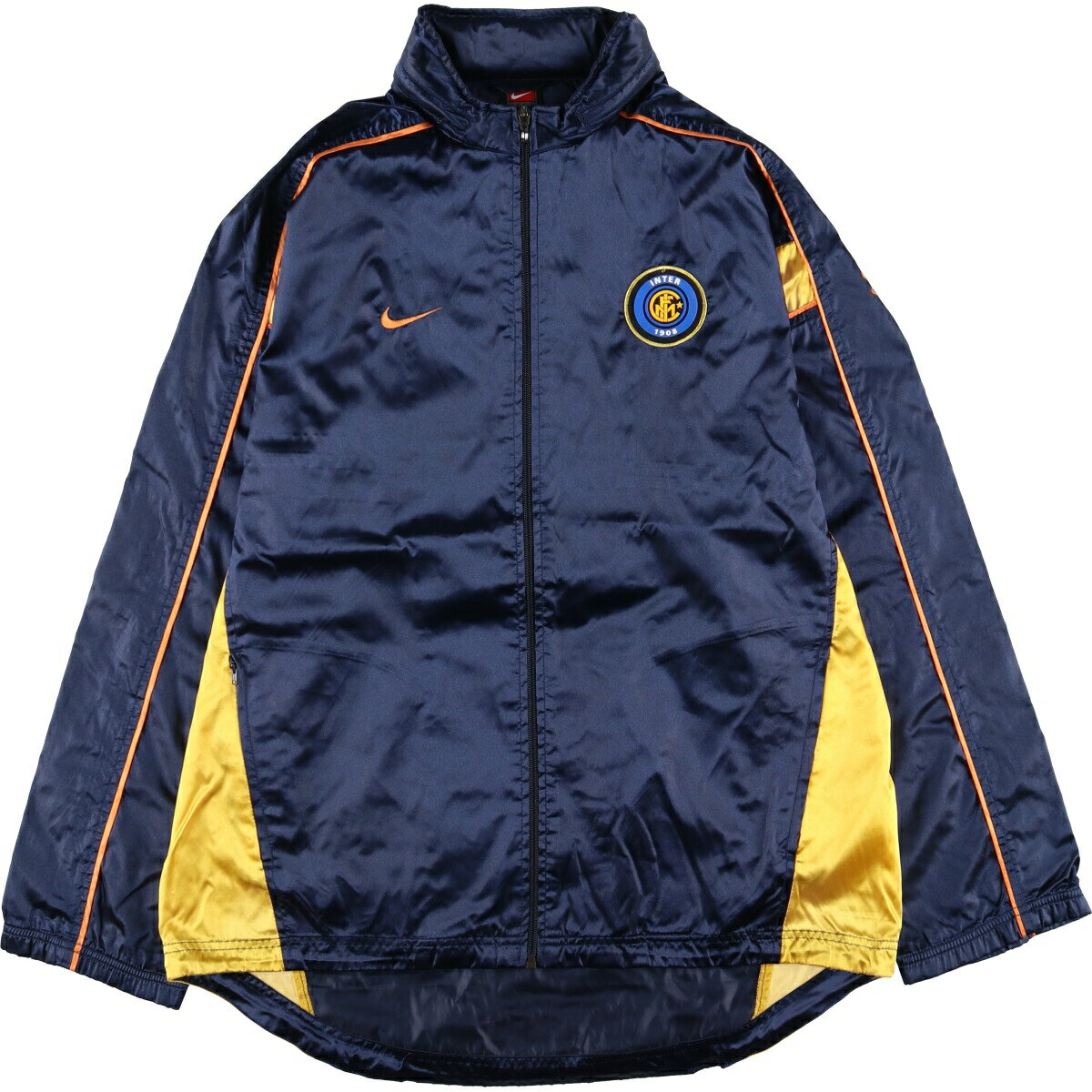 古着 ~00 039 S ナイキ NIKE TEAM ナイロンパーカー メンズL相当 /eaa585909 【中古】 【251002】 【SS2603_10】 ネイビー系 春秋冬