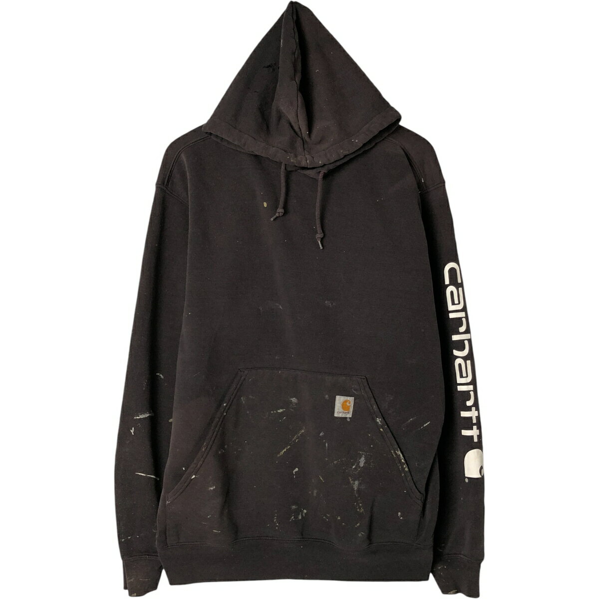 古着 カーハート Carhartt ペイント スウェットプルオーバーパーカー メンズL相当 /eaa586070 【中古】 【251010】 春夏秋冬