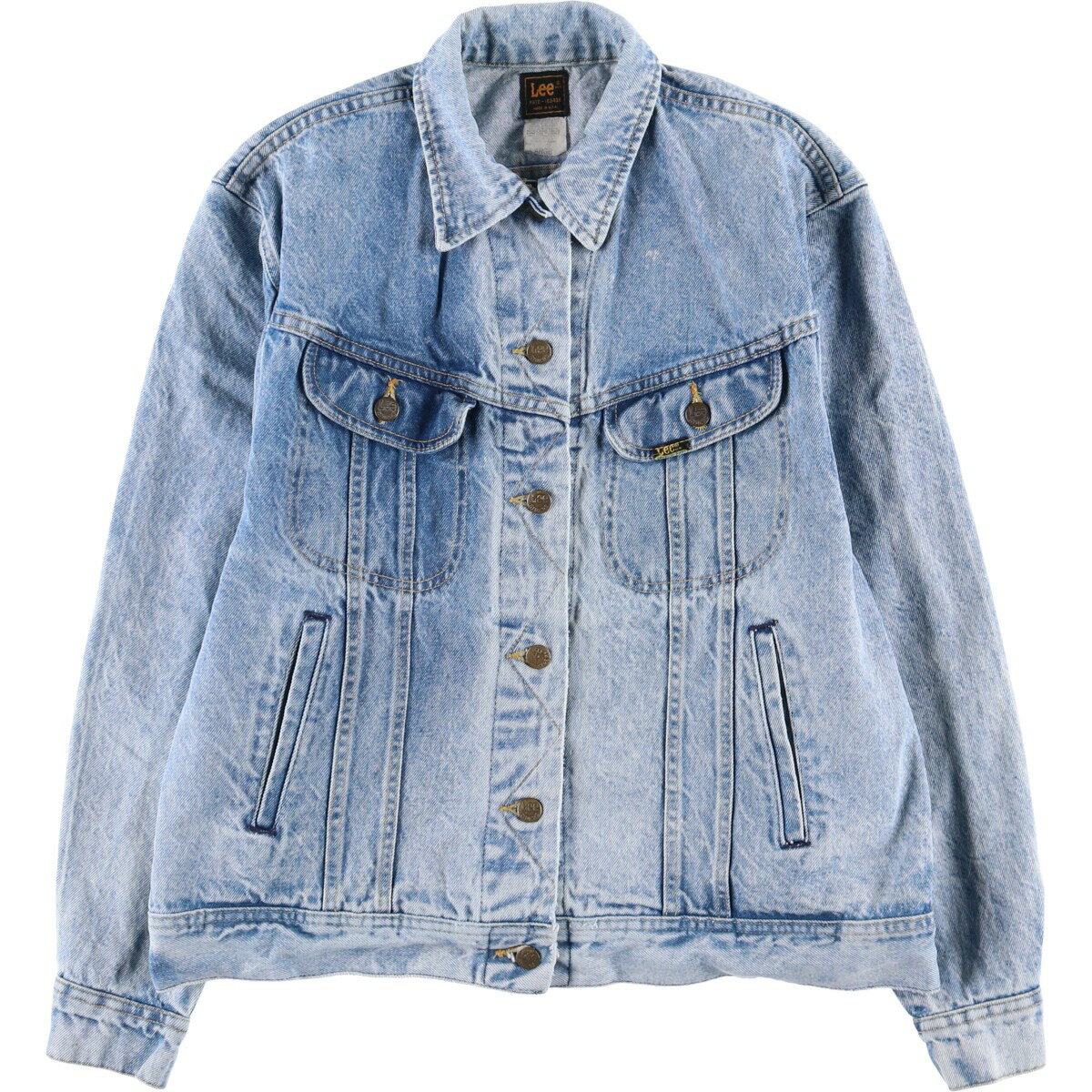 古着 70~80'S リー Lee RIDERS ライダース デニムジャケット Gジャン USA製 レディースL相当 ヴィンテージ /eaa586157 【中古】 【251005】 【ADEL/アデル】 【SS2603_10】