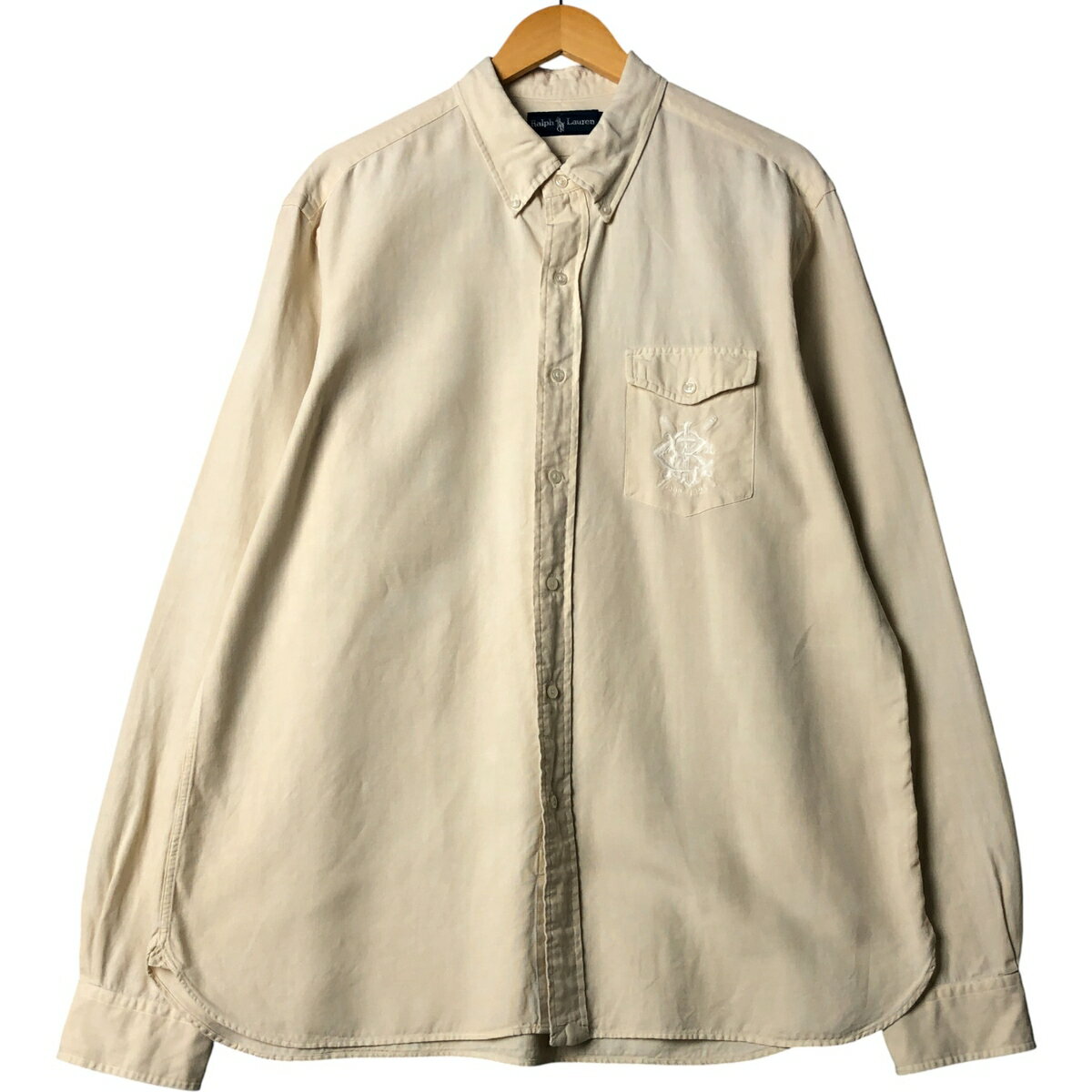 Rakuten - 古着 ラルフローレン Ralph Lauren 長袖 ボタンダウンシャツ メンズXL相当 /eaa586166 【中古】 【251008】