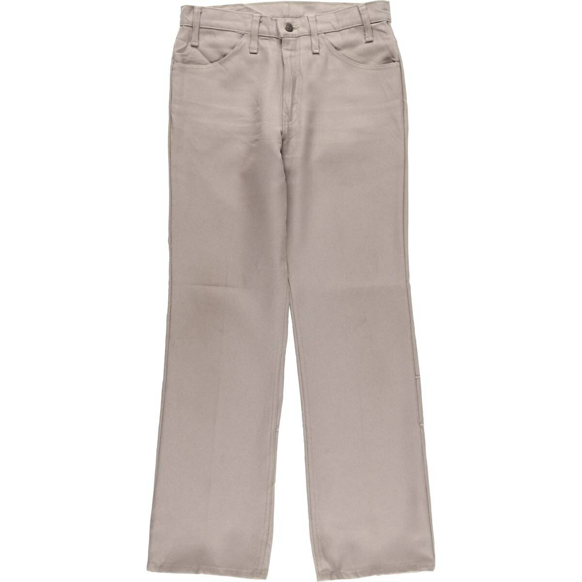商品詳細 ブランド・Levi's・リーバイス・ 特徴・SCOVILLジップ・ヴィンテージ・ジッパーフライ・ モデル/形状・STA-PREST スタプレ 10517-6125・フレアパンツ・ 素材・ポリエステル:100%・ 色・ベージュ系・グレー系 灰色・ 柄・無地・ 生産国・USA製・ 年代・80年代・ サイズ・表記サイズ:W31 L30・ウエスト:80cm・股上:28.5cm・股下:76.5cm・もも周り:56cm・裾周り:42cm・ コンディション・C・ カテゴリ・メンズ・ボトムス・ロングパンツ・スラックス・プリーツパンツ・ 商品番号・eaa586269・ 取扱店・・ スタッフコメントグレーとベージュの中間のような色合いです。Levi's STA-PREST スタプレ 10517-6125 フレアパンツ / 商品番号 eaa586269 USEDですので使用感などございますが、まだまだご愛用していただけます。 古着という事をご理解の上ご注文よろしくお願いします。 【状態追記】 ●裾内全体に汚れ ●前、両腿に汚れ ●後、左ヒップ・腿・ふくらはぎ・右腿に汚れ ●前内側、両ポケット・左裾に汚れ 右ポケットに糸抜け ●後内側、両ポケットに汚れ※状態は当社独自の基準です。 表記サイズウエスト股上股下もも周り裾周り W31 L30(※着用感、表記サイズは目安です。)80cm28.5cm76.5cm56cm42cm ※測定値の若干の誤差はご了承下さい。サイズガイドはこちら ブランドLevi'sリーバイス 特徴SCOVILLジップ / ヴィンテージ / ジッパーフライモデル/形状STA-PREST スタプレ 10517-6125 / フレアパンツ素材ポリエステル:100%色ベージュ系 / グレー系 灰色柄無地生産国USA製年代80年代カテゴリスラックス・プリーツパンツ商品番号eaa586269取扱店　　 グレーとベージュの中間のような色合いです。リーバイスの他の商品を見るスラックス・プリーツパンツの他の商品を見る