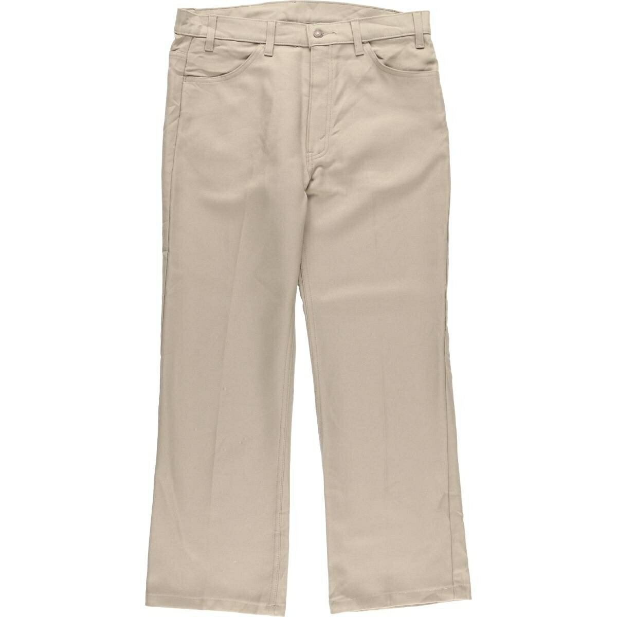 古着 90'S リーバイス Levi's STA-PREST スタプレ 10517-6122 フレアパンツ メンズw35相当 ヴィンテージ /eaa586270 【中古】 【251001】 【SS2603_10】 ベージュ系 春夏秋冬