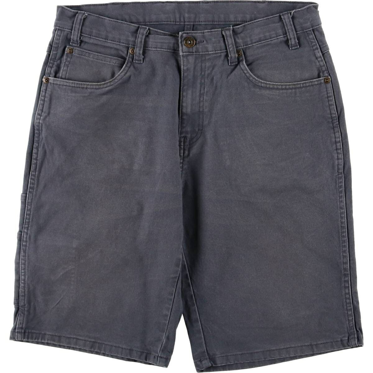 古着 ディッキーズ Dickies ダック地 ワークショーツ ハーフパンツ メンズw33相当 /eaa586276 【中古】 【251002】 ネイビー系 春夏秋