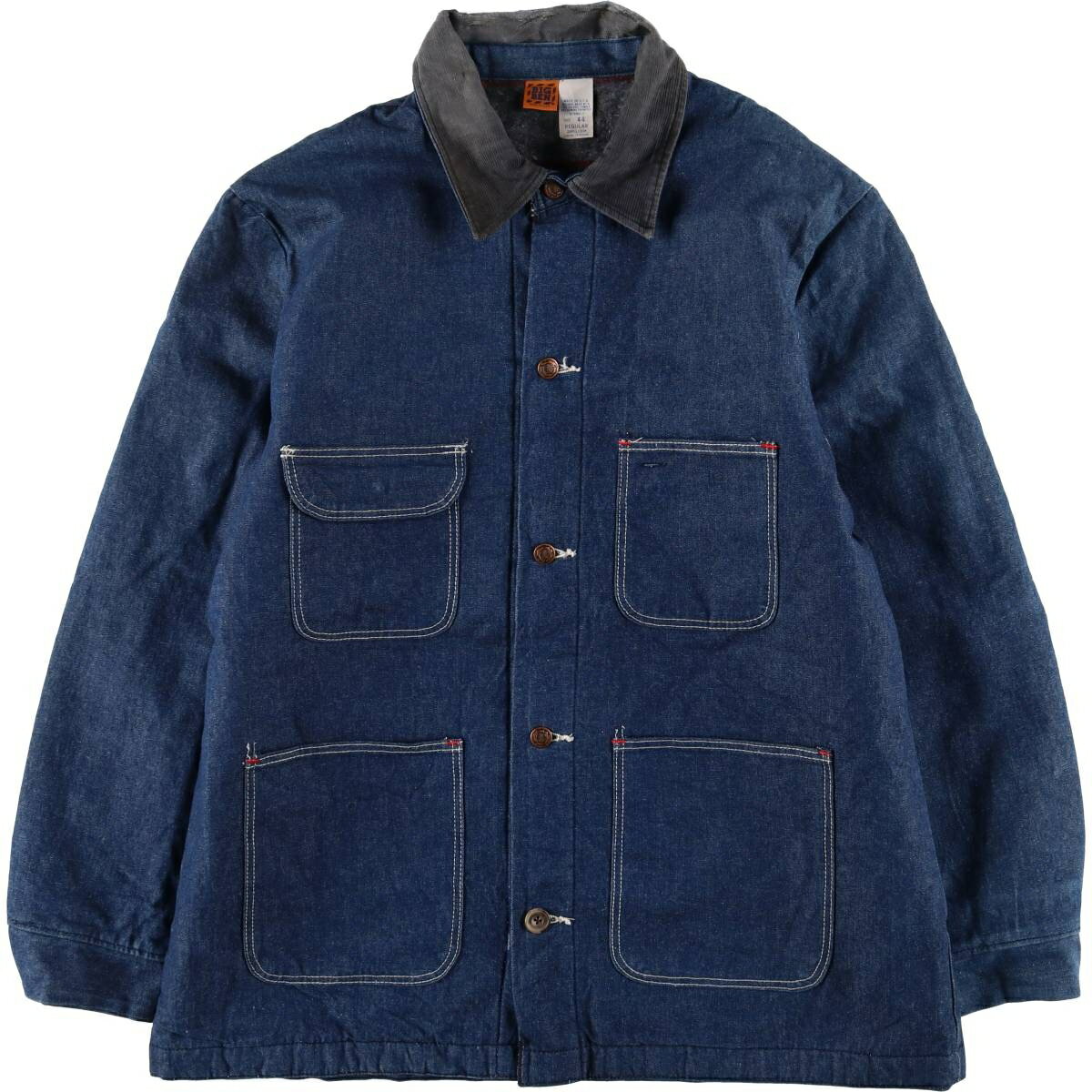 【送料無料】25ss FOUNDOUR ネイビー カバーオール FOUNDOUR - ファウンダ 25SS COVERALL JACKET(015FD251001)BLUE | MARK