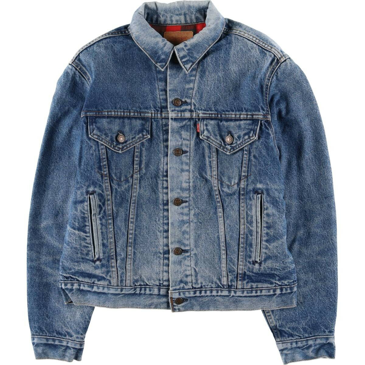 古着 リーバイス Levi's 70401-0816 デニムジャケット Gジャン USA製 メンズL相当 ヴィンテージ /eaa586328 【中古】 【251006】 【SS2603_10】 ブルー系 春秋冬