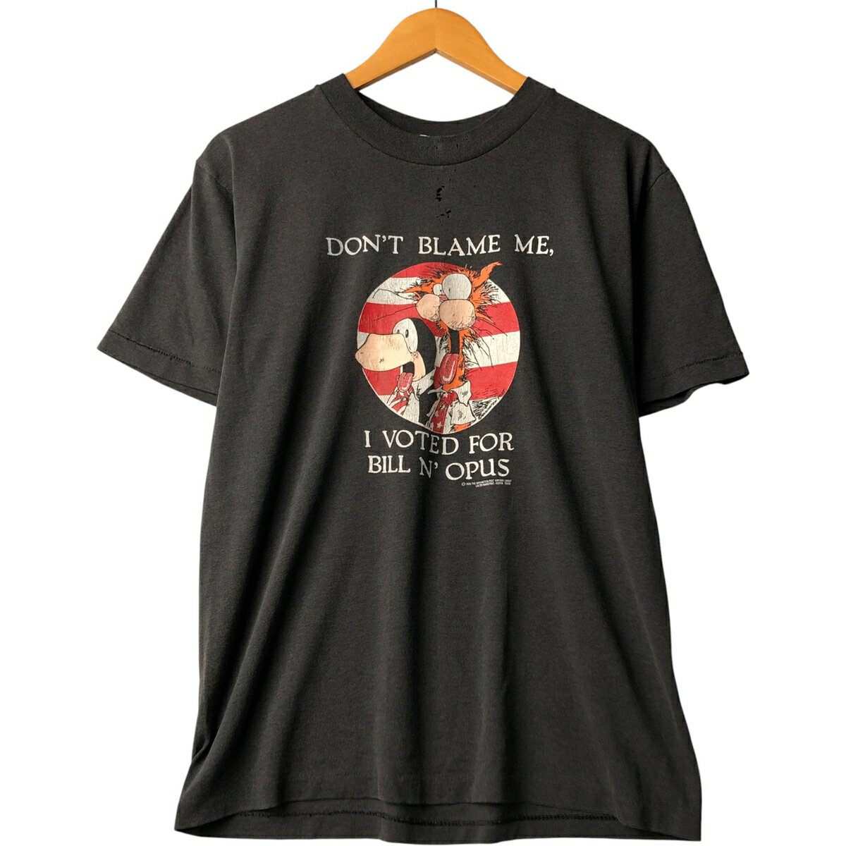 古着 80'S ナショナル NATIONAL ブルームカウンティ Bloom County キャラクタープリントTシャツ USA製 メンズL相当 /eaa586592 【中古】 【251012】 春夏秋