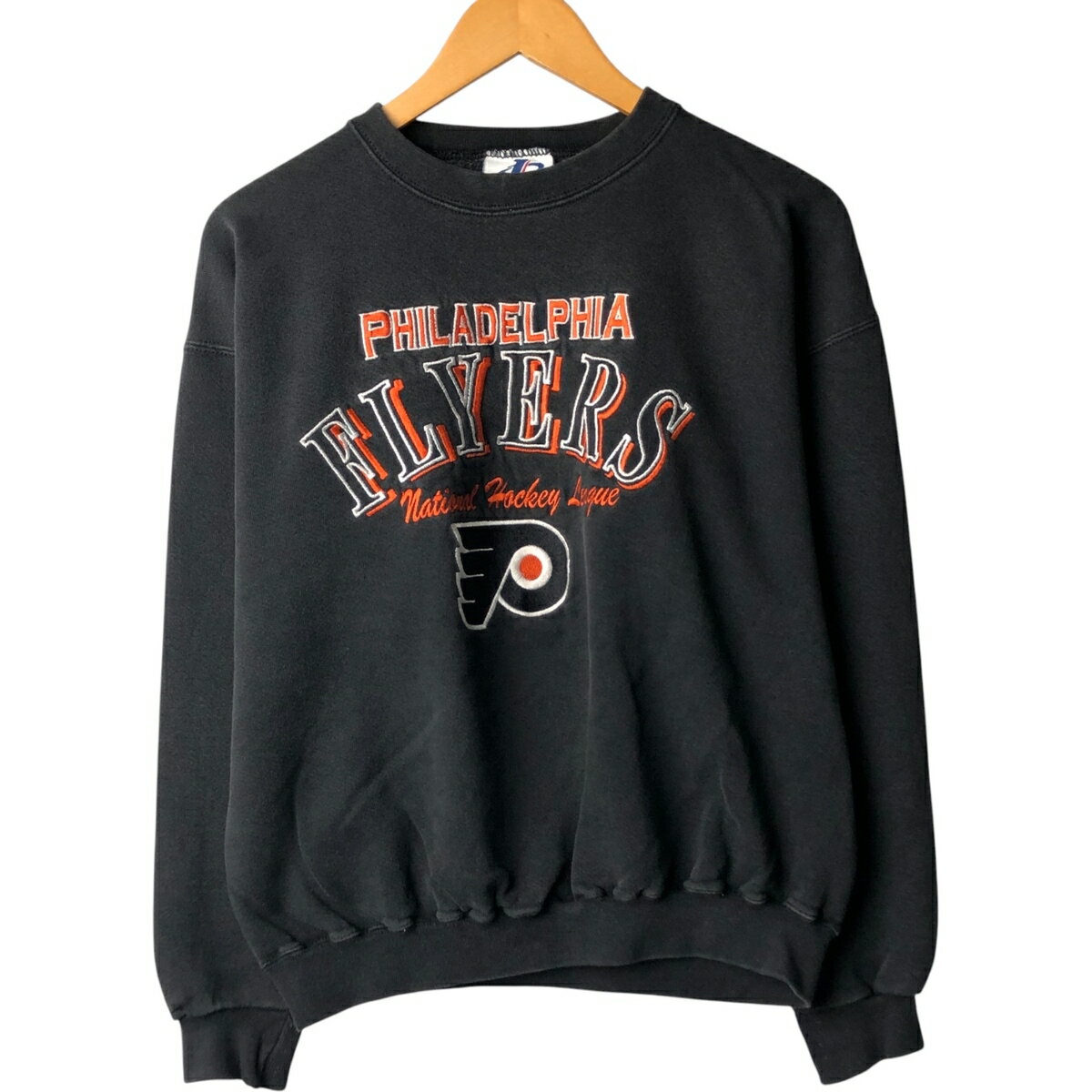 Other - 古着 90'S LOGO ATHLETIC NHL PHILADELPHIA FLYERS フィラデルフィア フライヤーズ スウェットシャツ トレーナー USA製 メンズM相当 ヴィンテージ /eaa586658 【中古】 【251006】 【SS2603_10】 ブラック系 春夏秋冬
