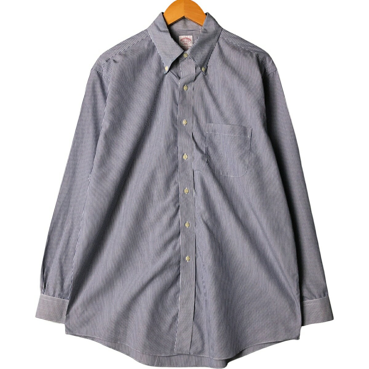 古着 ブルックスブラザーズ Brooks Brothers 346 長袖 ボタンダウンストライプシャツ メンズL相当 /eaa586786 【中古】 【250930】