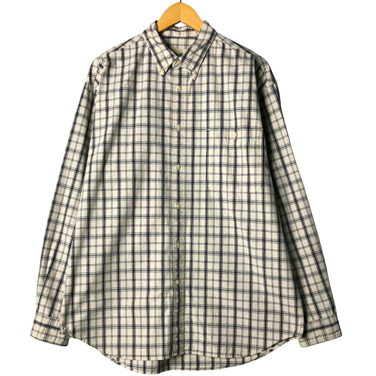 古着 エディーバウアー Eddie Bauer 長袖 ボタンダウンチェックシャツ メンズL相当 /eaa586792 【中古】 【250930】 【ss2601_10】