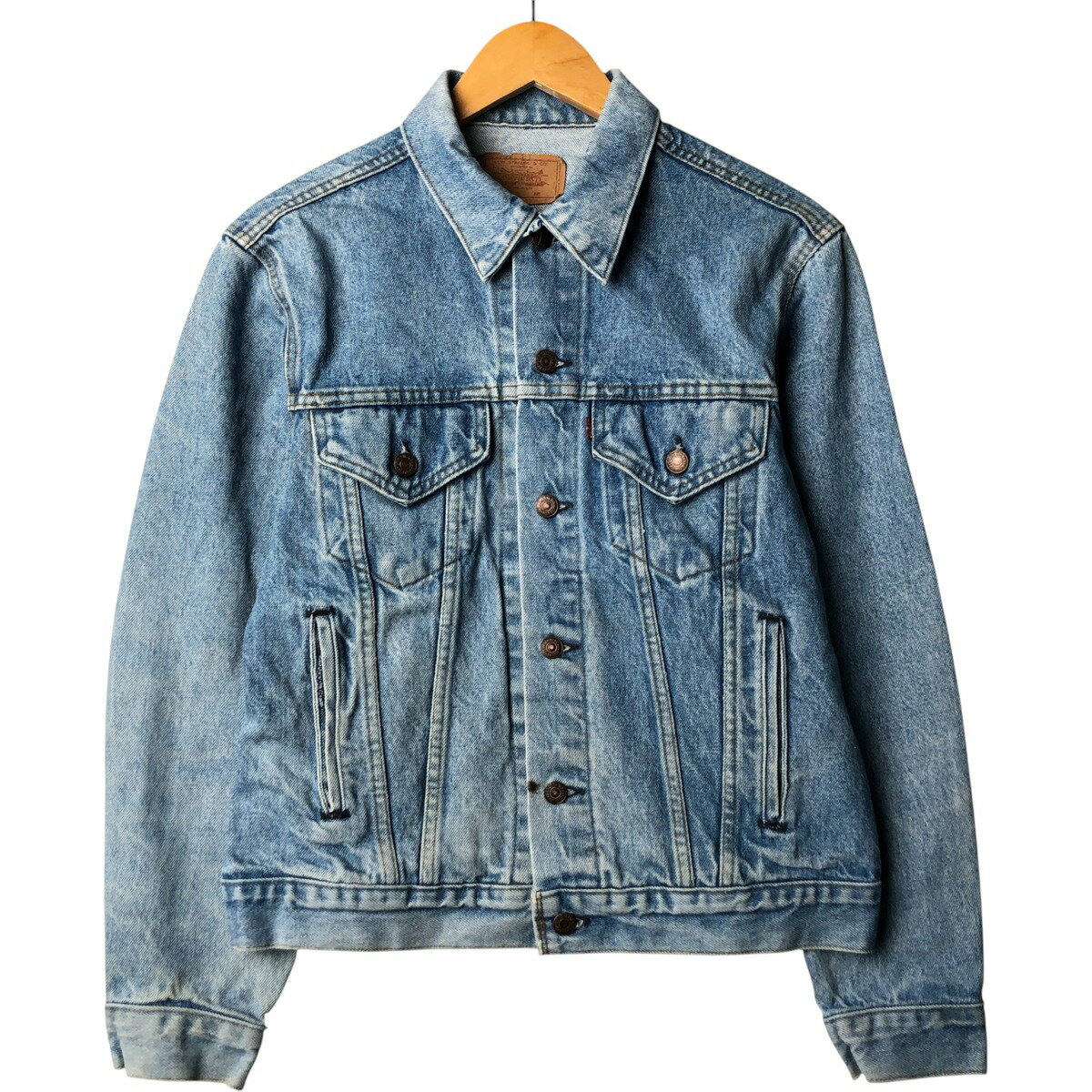 古着 80'S リーバイス Levi's 70506-0214 デニムジャケット Gジャン USA製 メンズS相当 ヴィンテージ /eaa586845 【中古】 【251015】 【KL2510_第2弾_随時】 【SS2603_10】