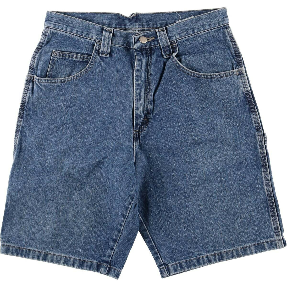 Cotton Pants - 古着 00'S ラングラー Wrangler CARPENTER デニムペインターショーツ ハーフパンツ メンズw31相当 /eaa586954 【中古】 【251003】 ブルー系 春夏秋