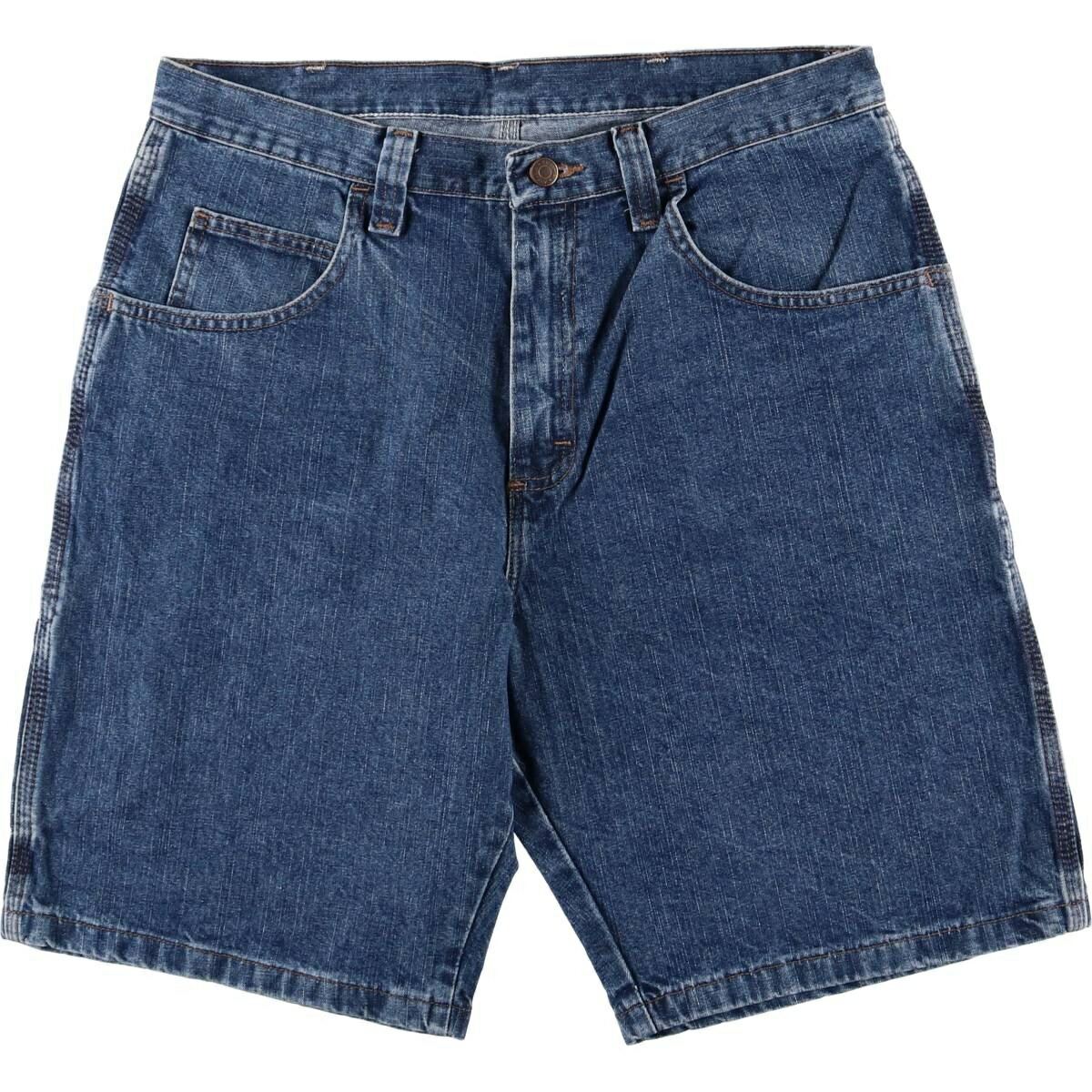 Cotton Pants - 古着 00'S ラングラー Wrangler CARPENTER デニムペインターショーツ ハーフパンツ メンズw34相当 /eaa586957 【中古】 【251003】 ブルー系 春夏秋