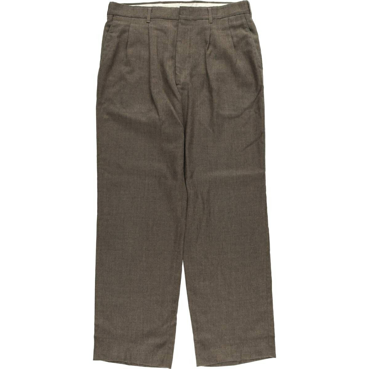 古着 ハガー HAGGAR ツータック スラックスパンツ USA製 メンズw34相当 /eaa587000 【中古】 【251005】