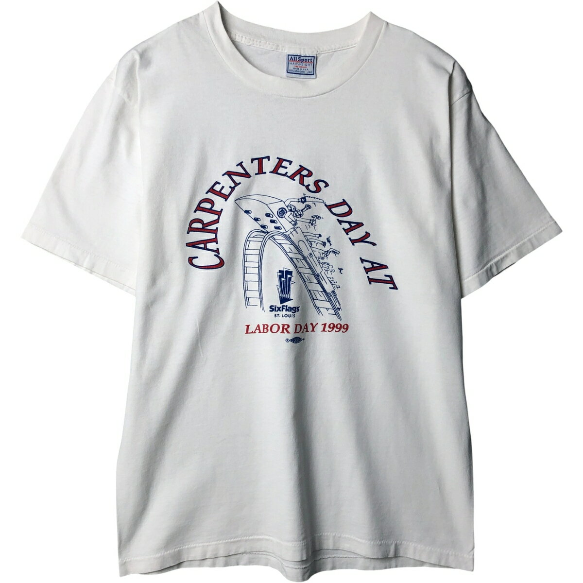 古着 オールスポーツ ALL SPORT MAXWEIGHT プリントTシャツ USA製 メンズL相当 /eaa587009 【中古】 【251006】 【NH-2508】 【SS2603_..