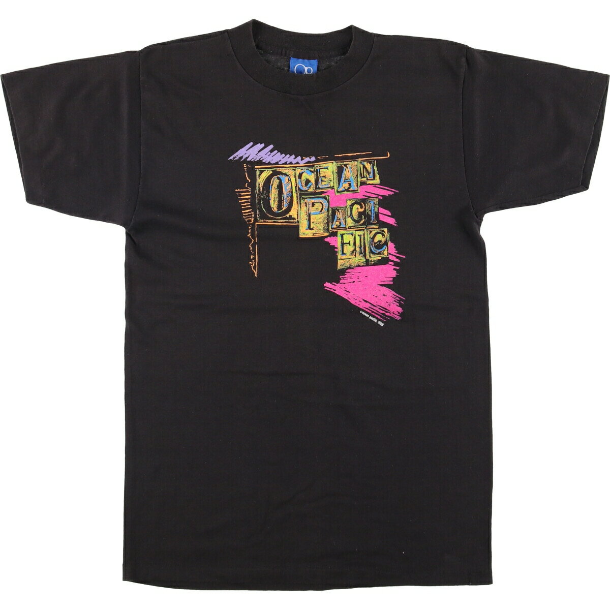 古着 80'S オーシャンパシフィック Ocean pacific 青タグ サーフ スケートTシャツ USA製 メンズXL相当 ヴィンテージ /eaa587065 【中古】 【251010】 【SS2603_10】