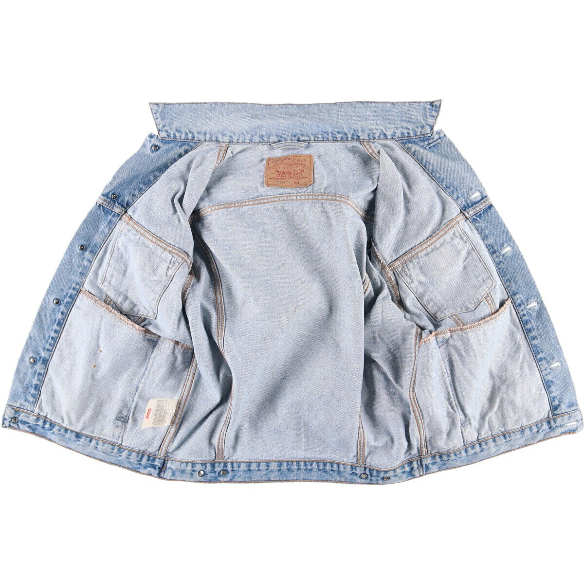 古着 90'S リーバイス Levi's 70503-0214 デニムジャケット Gジャン メンズM相当 ヴィンテージ /eaa587572 【中古】 【251013】