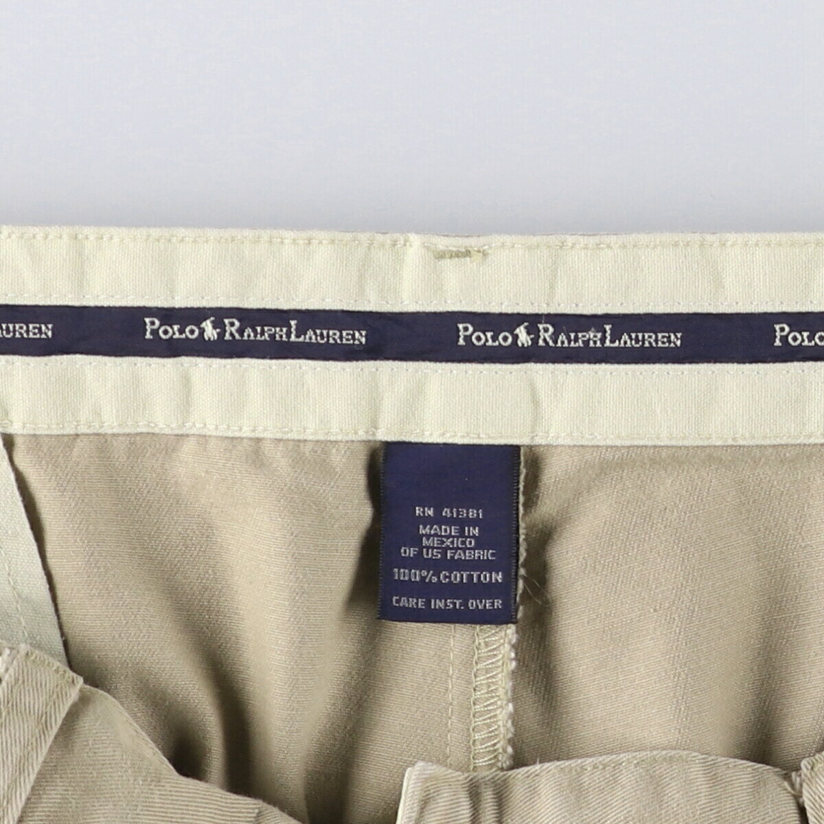 古着 ラルフローレン Ralph Lauren Polo Ralph Lauren ANDREW PANT ツータック チノパンツ メンズw36相当 /eaa587626 【中古】 【251004】